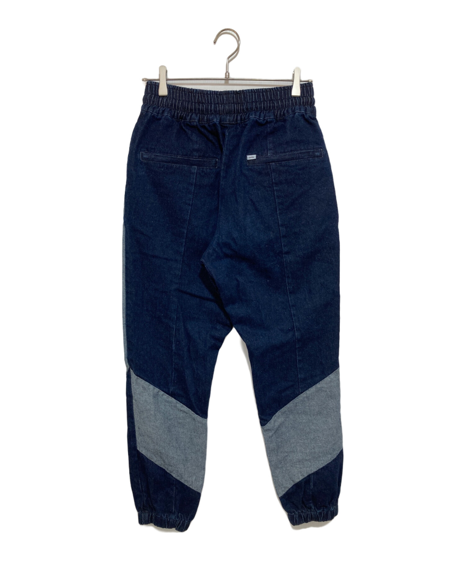 中古・古着通販】SAPEur (サプール) Denim Track Pants インディゴ サイズ:S｜ブランド・古着通販  トレファク公式【TREFAC FASHION】スマホサイト