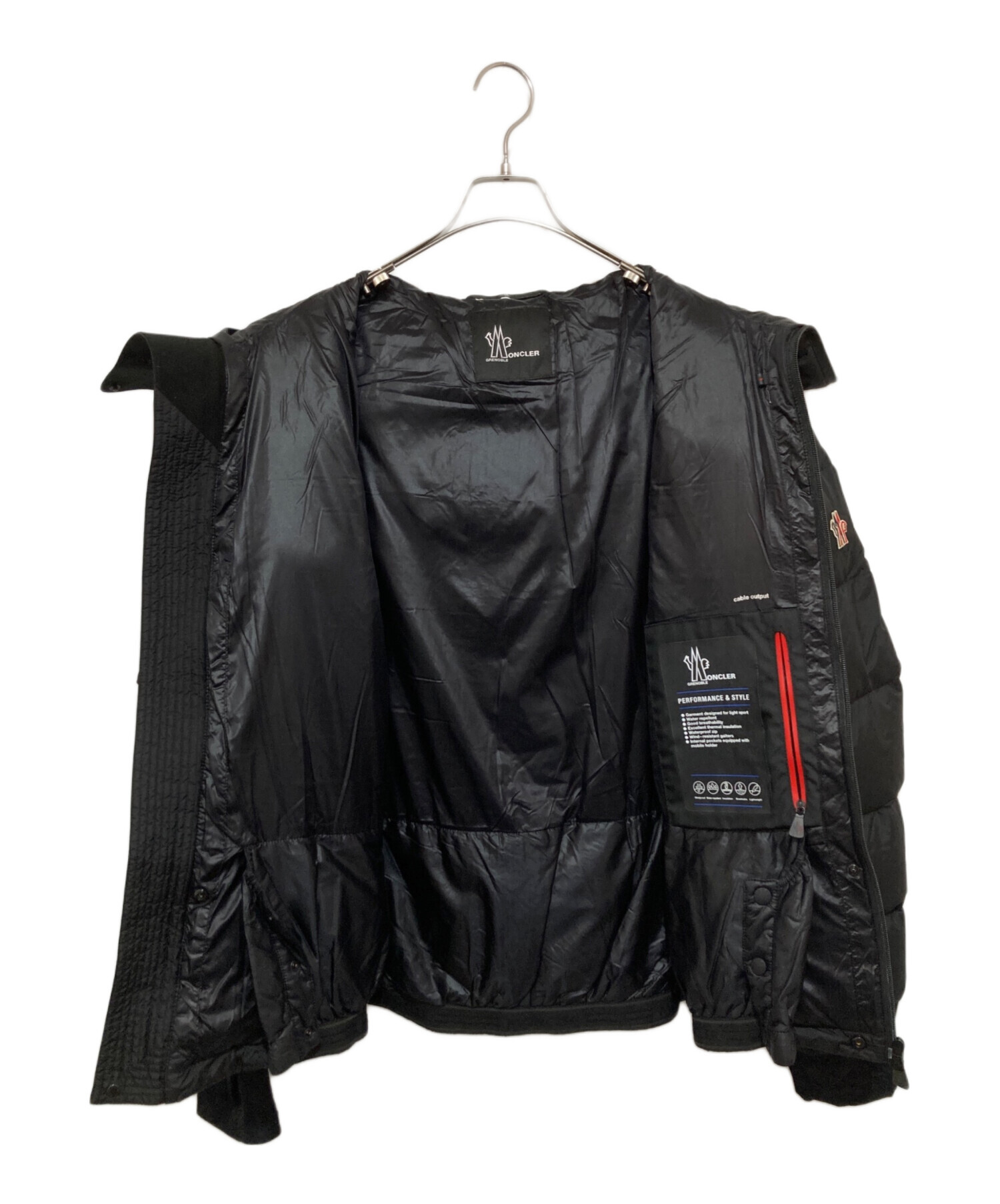 中古・古着通販】MONCLER GAMME BLEU (モンクレール ガム ブルー) ISORNO ダウンジャケット ブラック  サイズ:3｜ブランド・古着通販 トレファク公式【TREFAC FASHION】スマホサイト