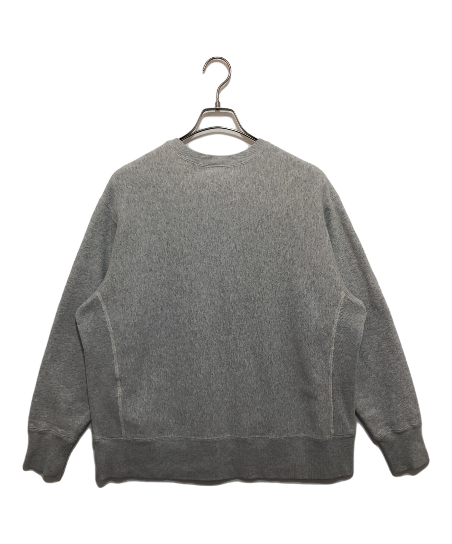 Champion (チャンピオン) BEAMS (ビームス) MIN-NANO (ミンナノ) 別注 Arch Logo Crewneck Sweat  グレー サイズ:S