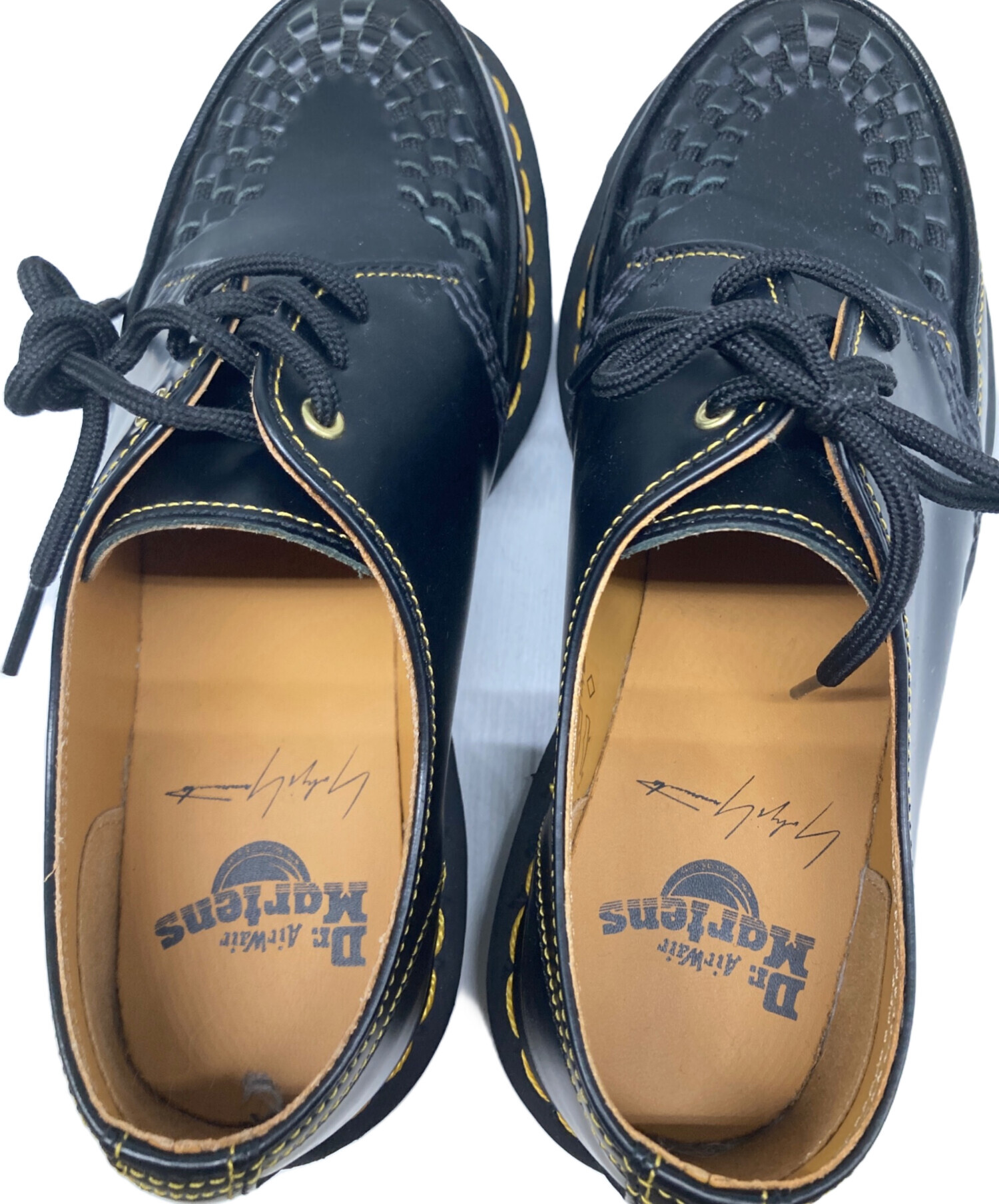 中古・古着通販】Dr.Martens (ドクターマーチン) yohji yamamoto POUR HOMME (ヨウジヤマモト プールオム) コラボ 3ホールシューズ ブラック サイズ:UK5｜ブランド・古着通販 トレファク公式【TREFAC FASHION】スマホサイト