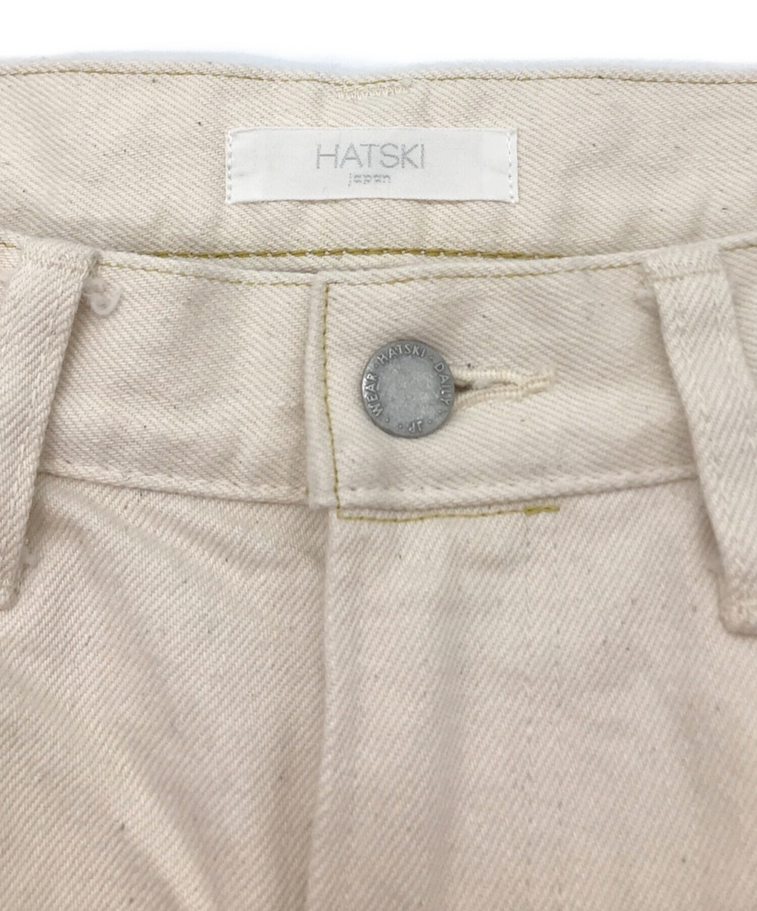 中古・古着通販】HATSKI (ハツキ) レギュラーテーパードデニムパンツ