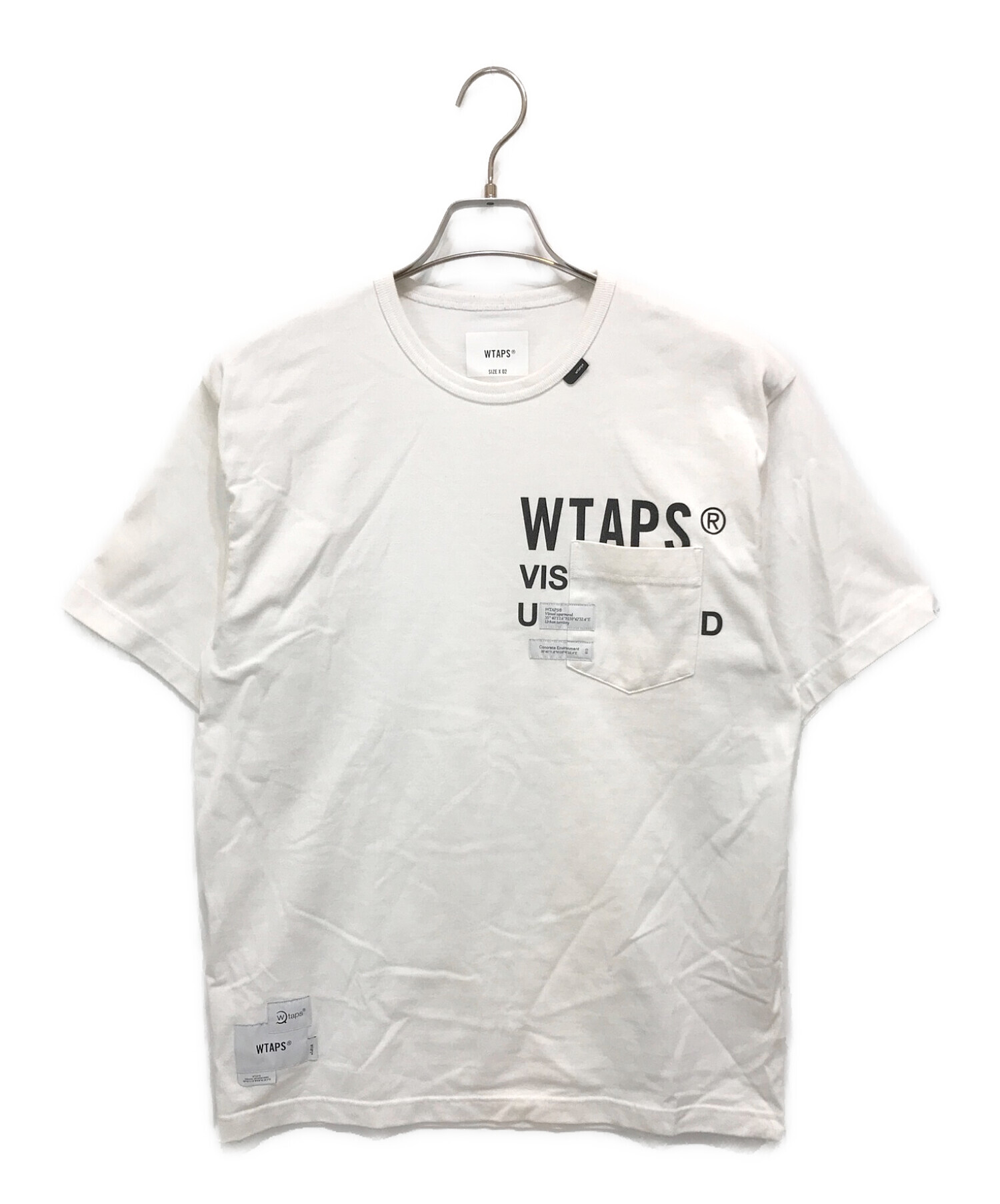 WTAPS (ダブルタップス) ポケットTシャツ ホワイト サイズ:X 02