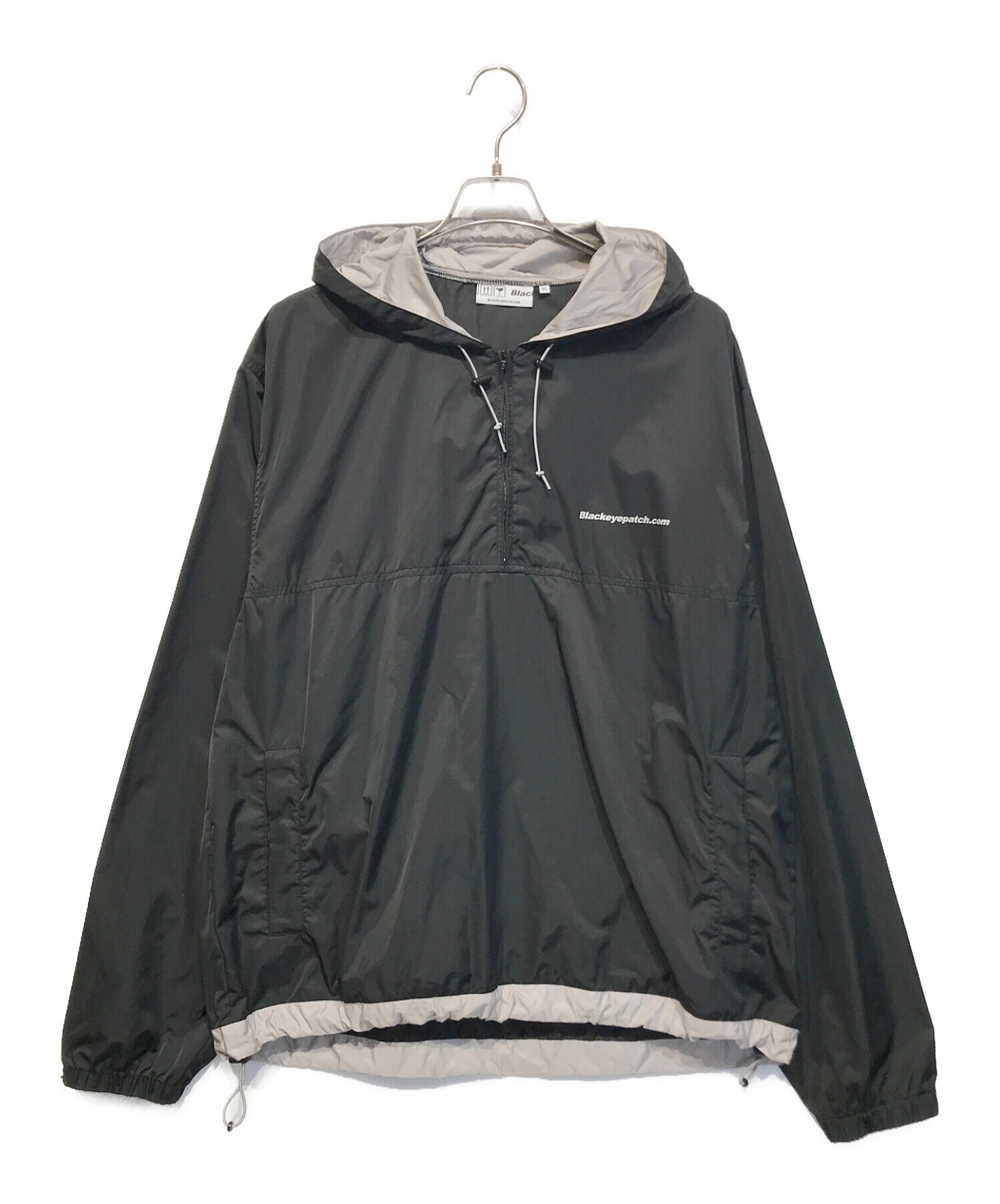 THE BLACK EYE PATCH (ザブラックアイパッチ) アノラックパーカー / DOTCOM ANORAK ブラック サイズ:XL