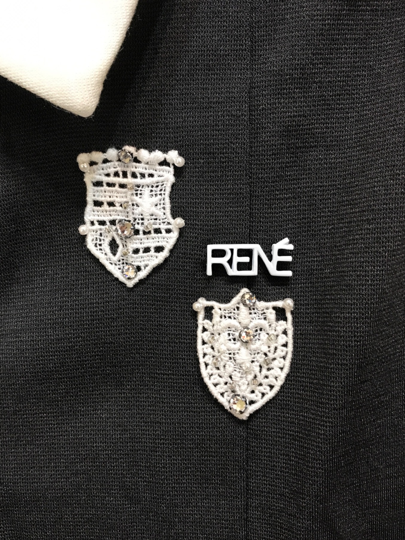 Rene (ルネ) ノースリーブフリルワンピース グレー サイズ:38