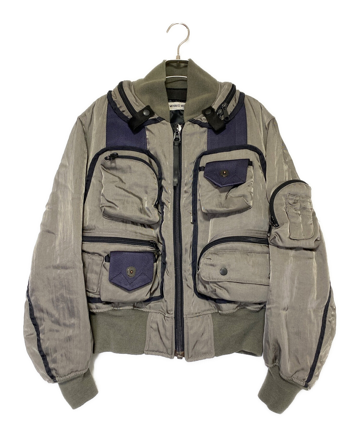 MA1 2 Back Pocket Fog Zipper Sleeves Quilted Bomber Jacket / Flight Ja –  Ofelya Boutique