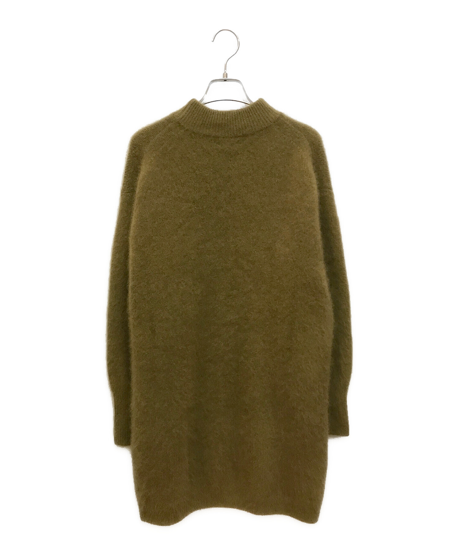 STEVEN ALAN (スティーブンアラン) HAMILTON LAMBS WOOL KNIT DRESS オリーブ サイズ:-