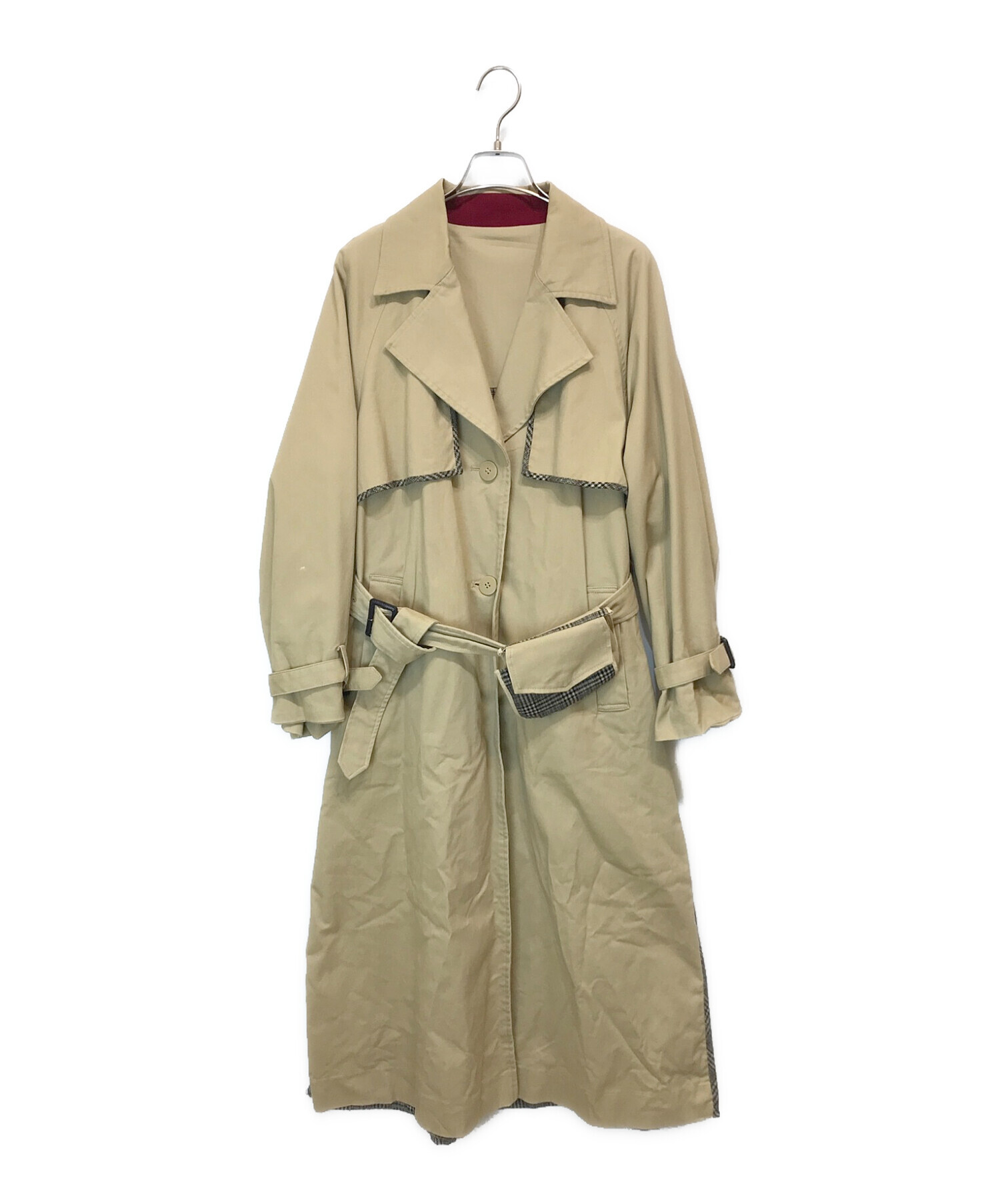 Ameri VINTAGE (アメリヴィンテージ) REVERSIBLE TRENCH COAT ベージュ サイズ:F