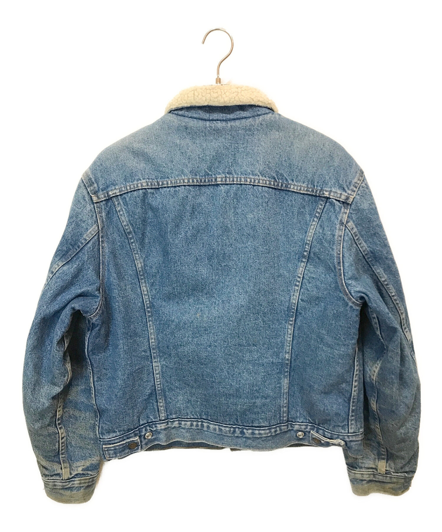 LEVI'S (リーバイス) 70sデニムボアジャケット アイボリー×ブルー サイズ:46