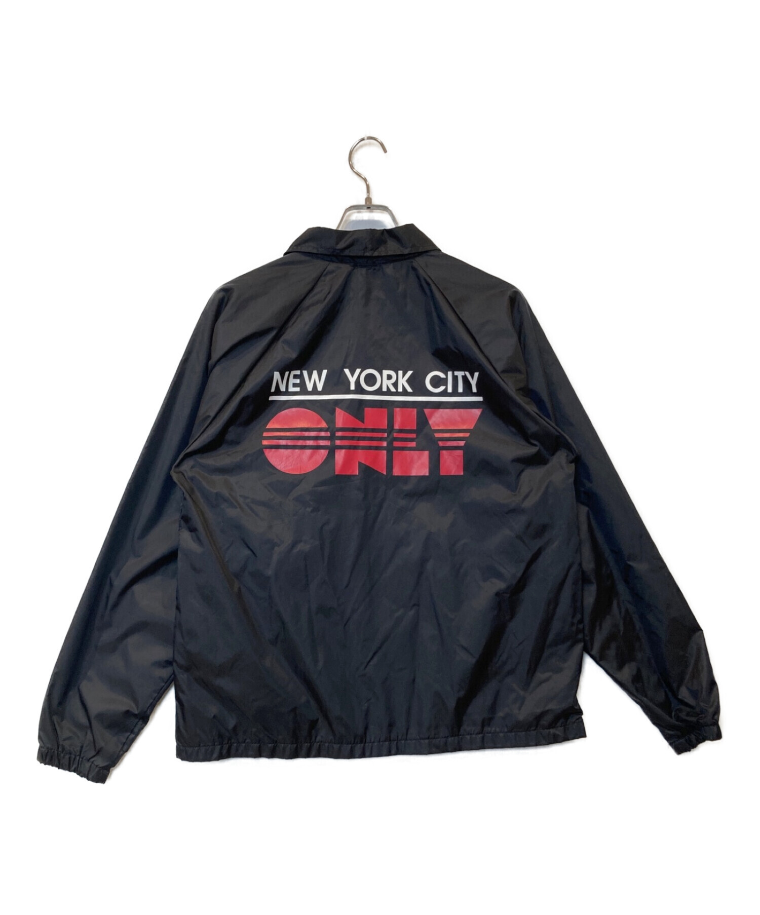 ONLY NY (オンリーニューヨーク) コーチジャケット ブラック サイズ:M