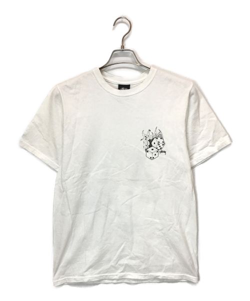 中古・古着通販】stussy (ステューシー) ダイスプリントTEE ホワイト