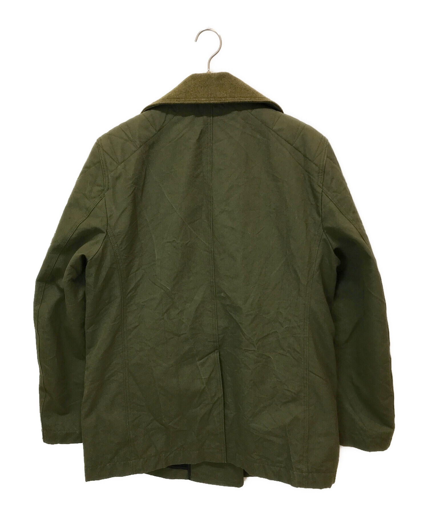 WOOLRICH WOOLEN MILLS (ウールリッチウーレンミルズ) ウーレンミルズピーコート オリーブ サイズ:XL