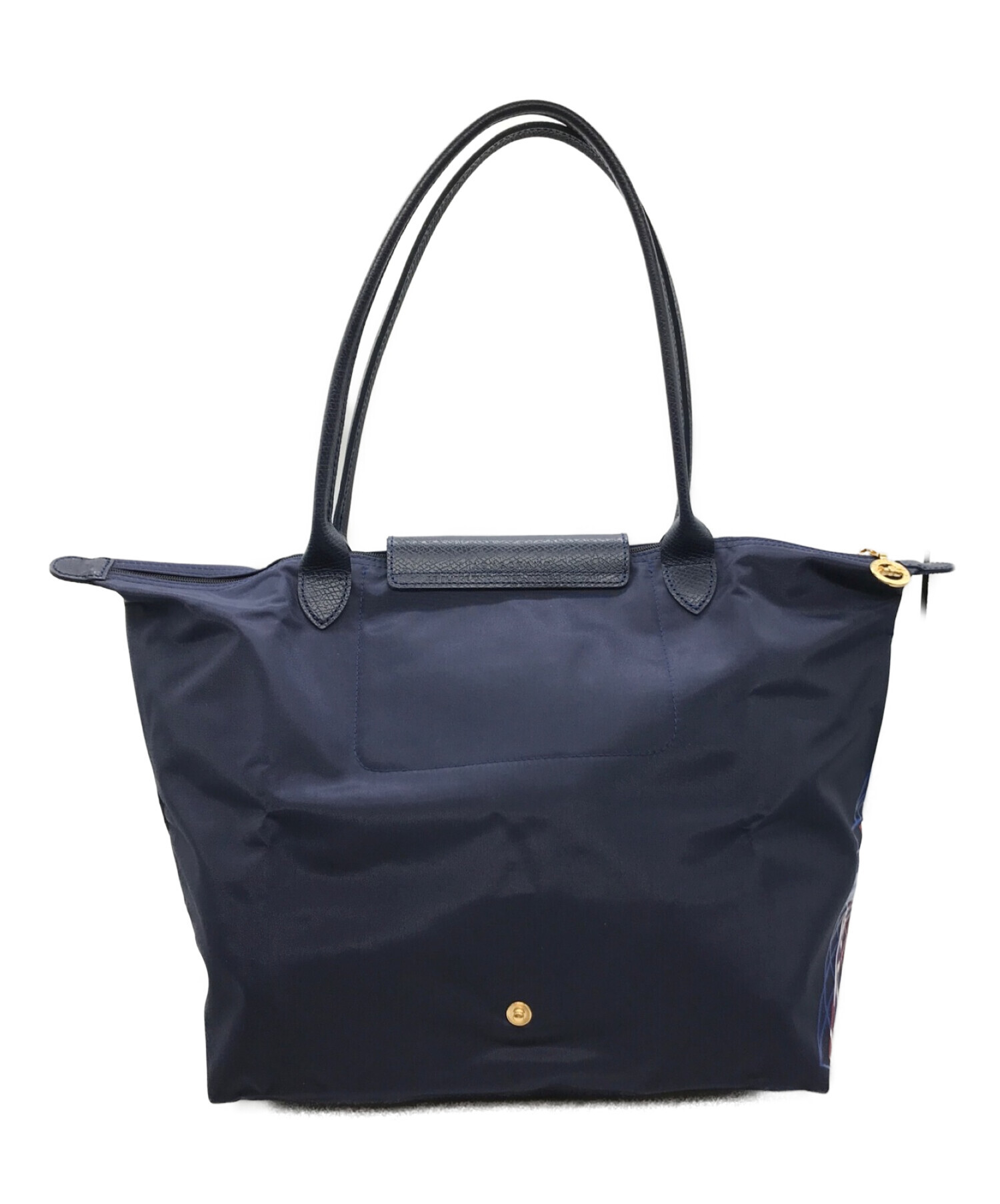 LONGCHAMP (ロンシャン) ル プリアージュコレクション ショルダーバッグ ネイビー×レッド サイズ:-