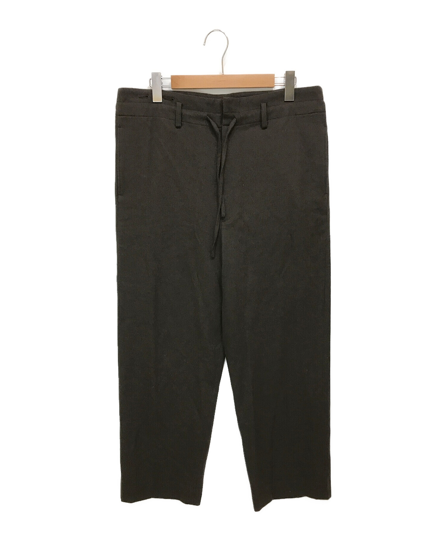 YOKE (ヨーク) Wide Pajama Pants ブラウン サイズ:M