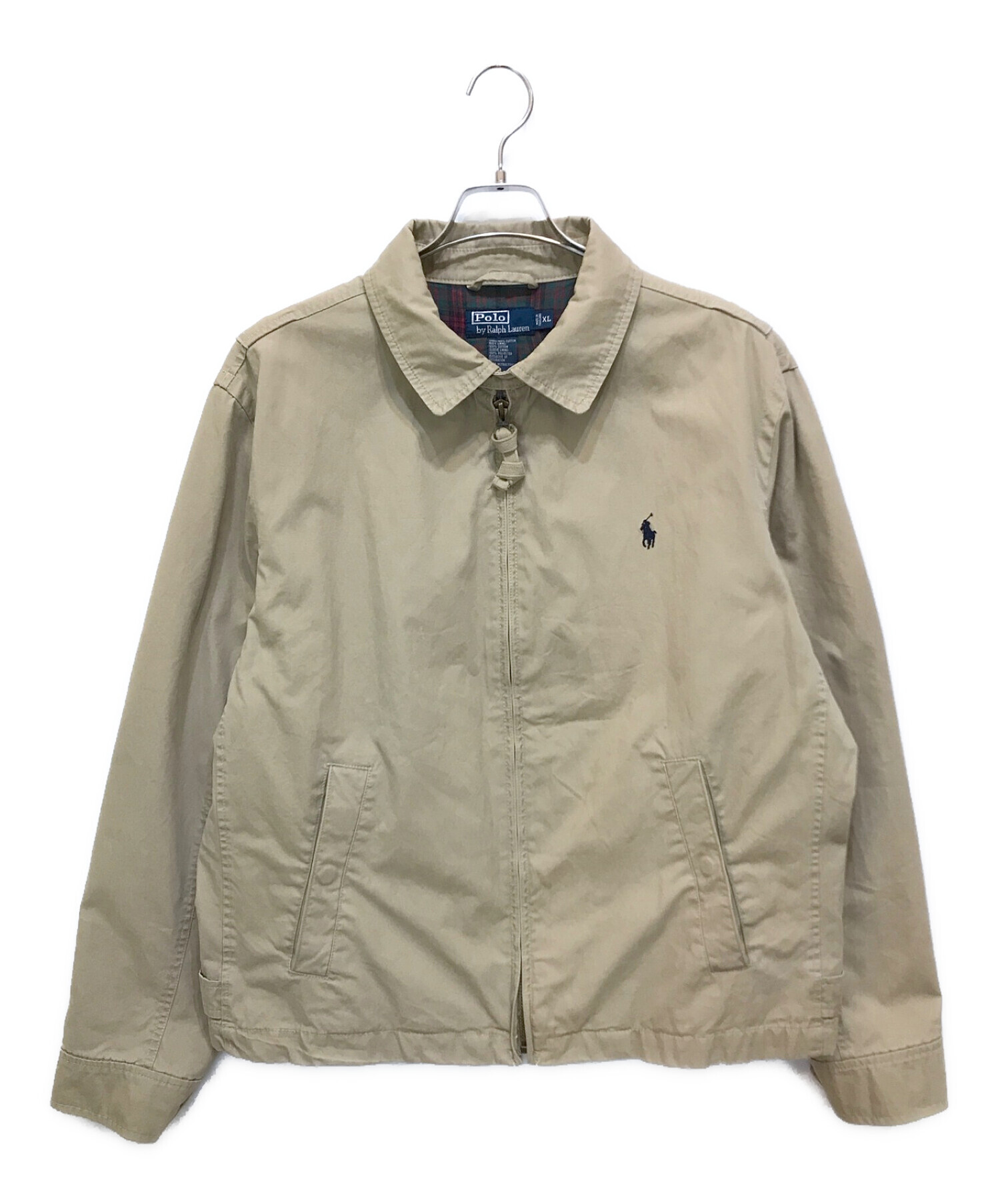 POLO RALPH LAUREN (ポロ・ラルフローレン) スイングトップ ベージュ サイズ:XL