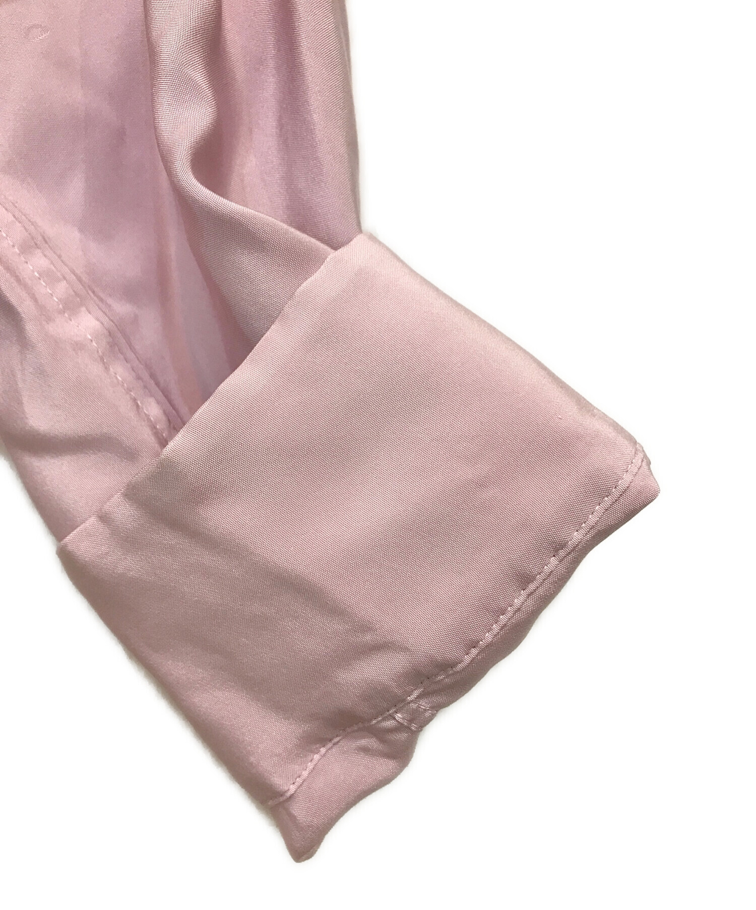 中古・古着通販】UNUSED (アンユーズド) シルクシャツ ピンク サイズ:2