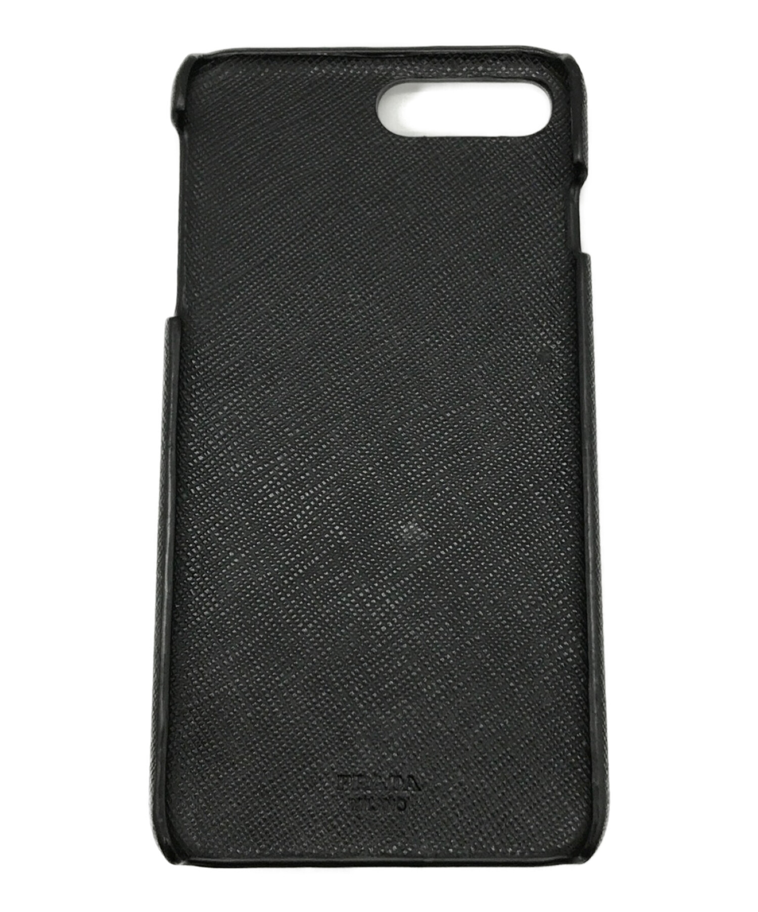 PRADA (プラダ) iPhone7Plus/8Plusケース ブラック サイズ:iPhone7Plus/8Plus