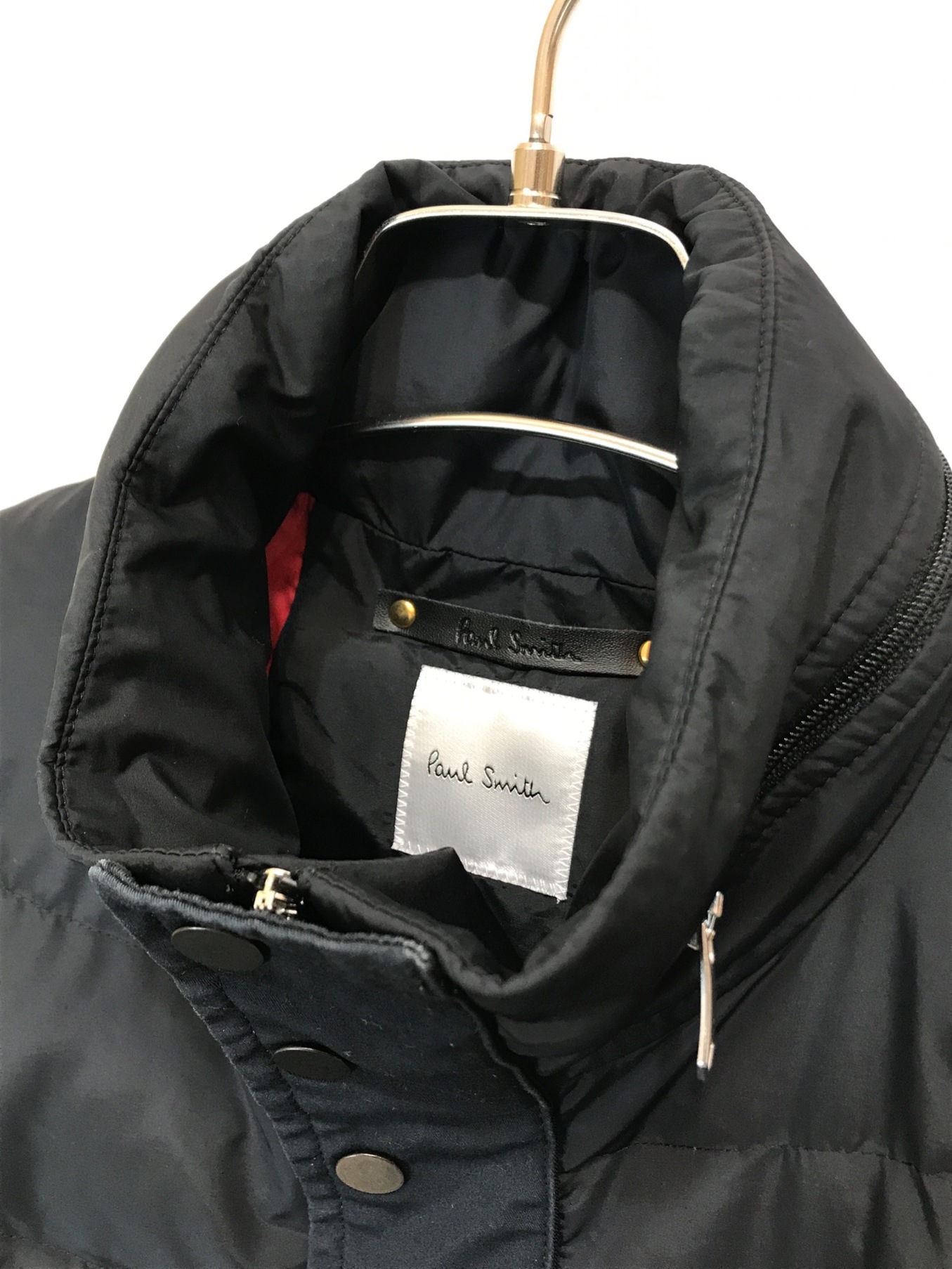 中古・古着通販】PAUL SMITH (ポールスミス) ダウンブルゾン ブラック