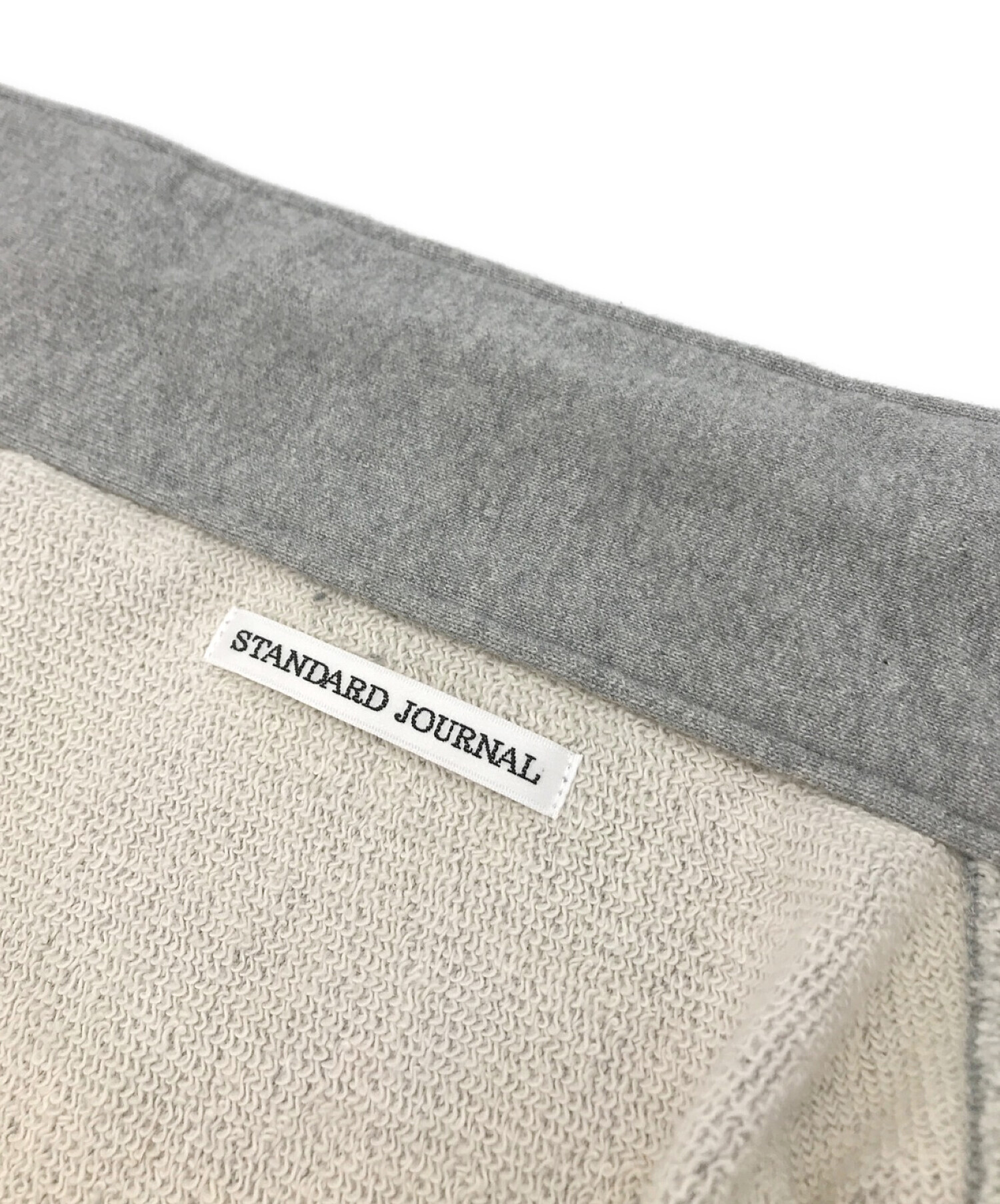 JOURNAL STANDARD (ジャーナルスタンダード) Snap sweat cardigan BY NISHINO グレー サイズ:L