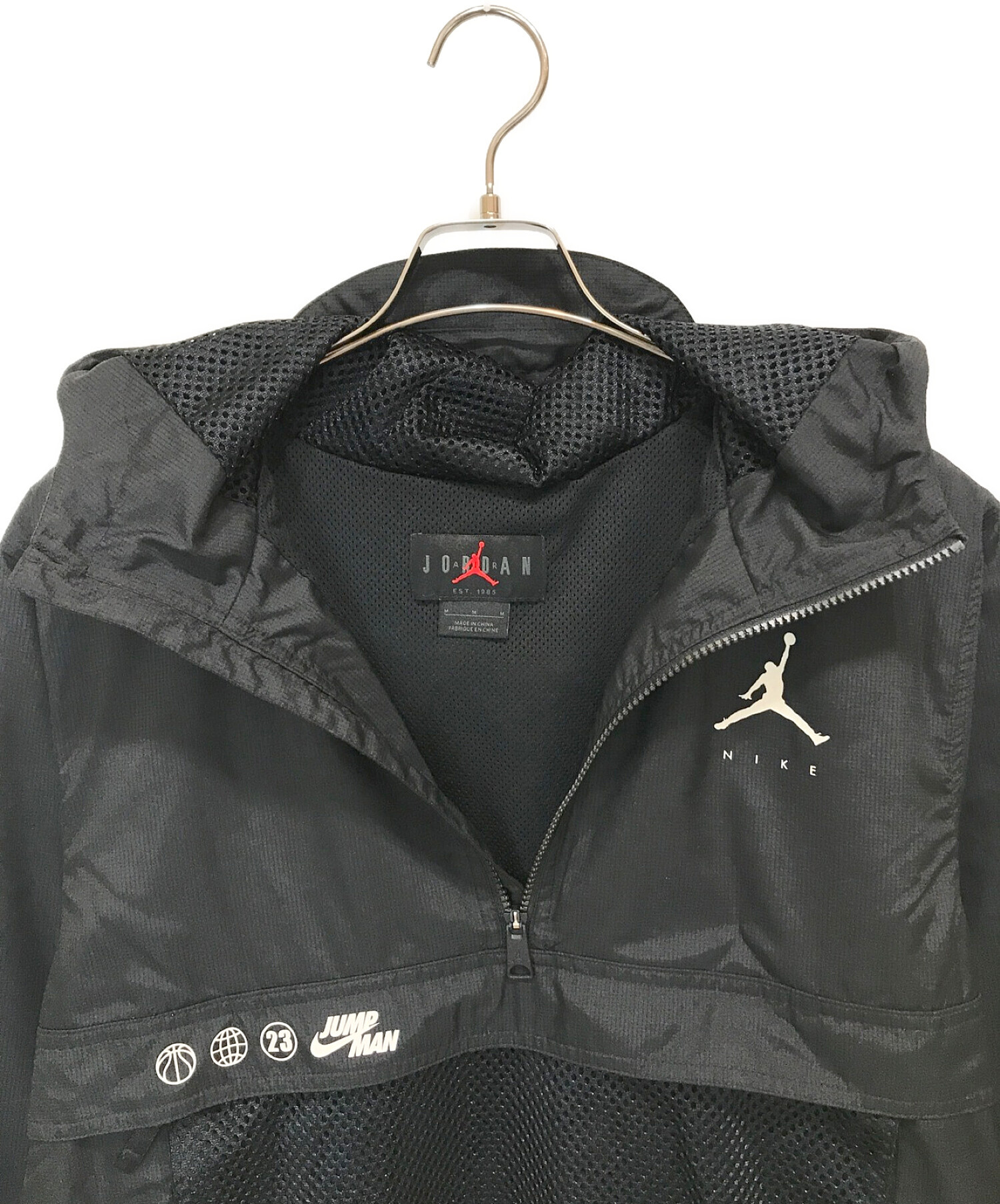 JORDAN BRAND (ジョーダン ブランド) AS M J JMPMN STMT SUIT JKT ブラック サイズ:M