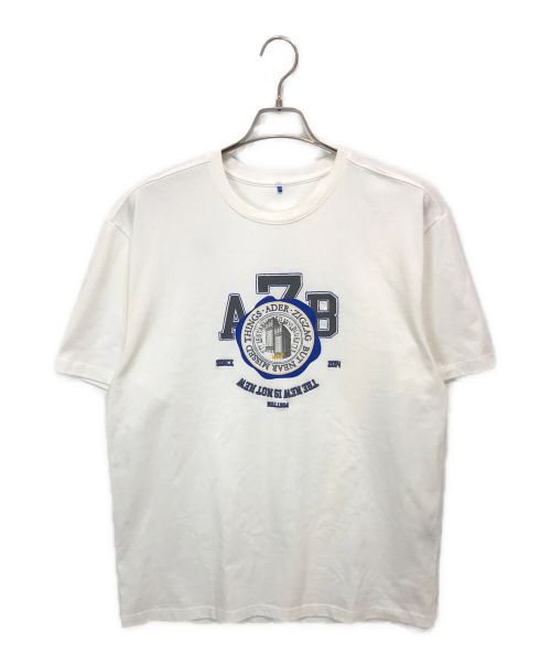 【中古・古着通販】ADER error (アダーエラー) ロゴtシャツ ホワイト