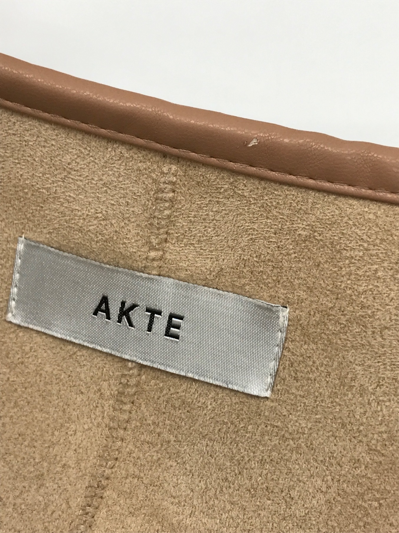 AKTE (アクテ) ボアロングコート ベージュ サイズ:F