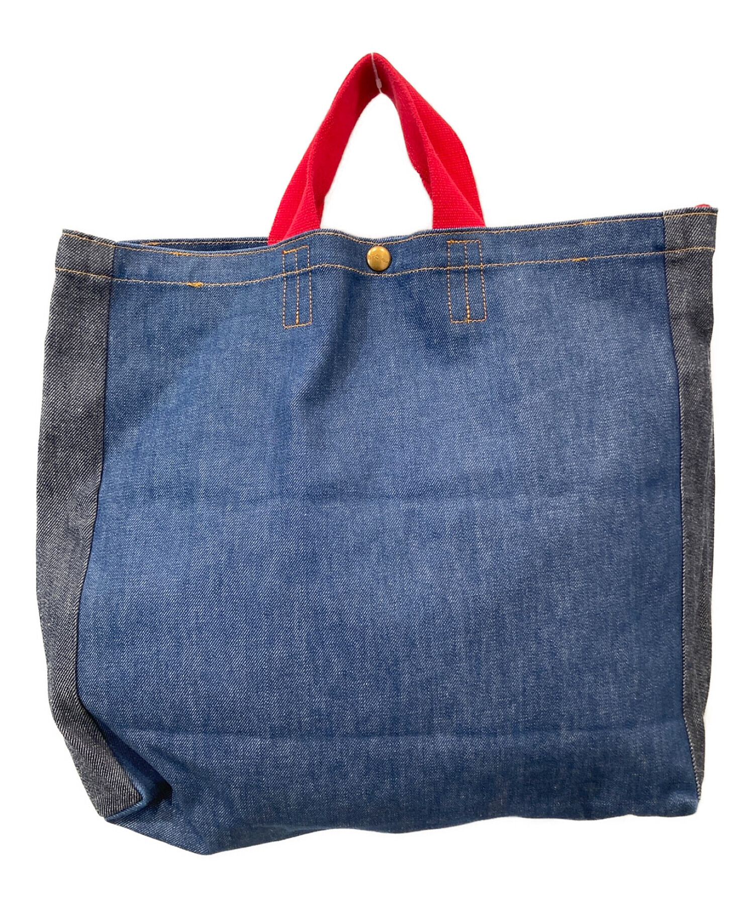 orSlow × BEAMS BOY (オアスロウ x ビームス ボーイ) 別注 RED LINING 1POCKET TOTE BAG インディゴ