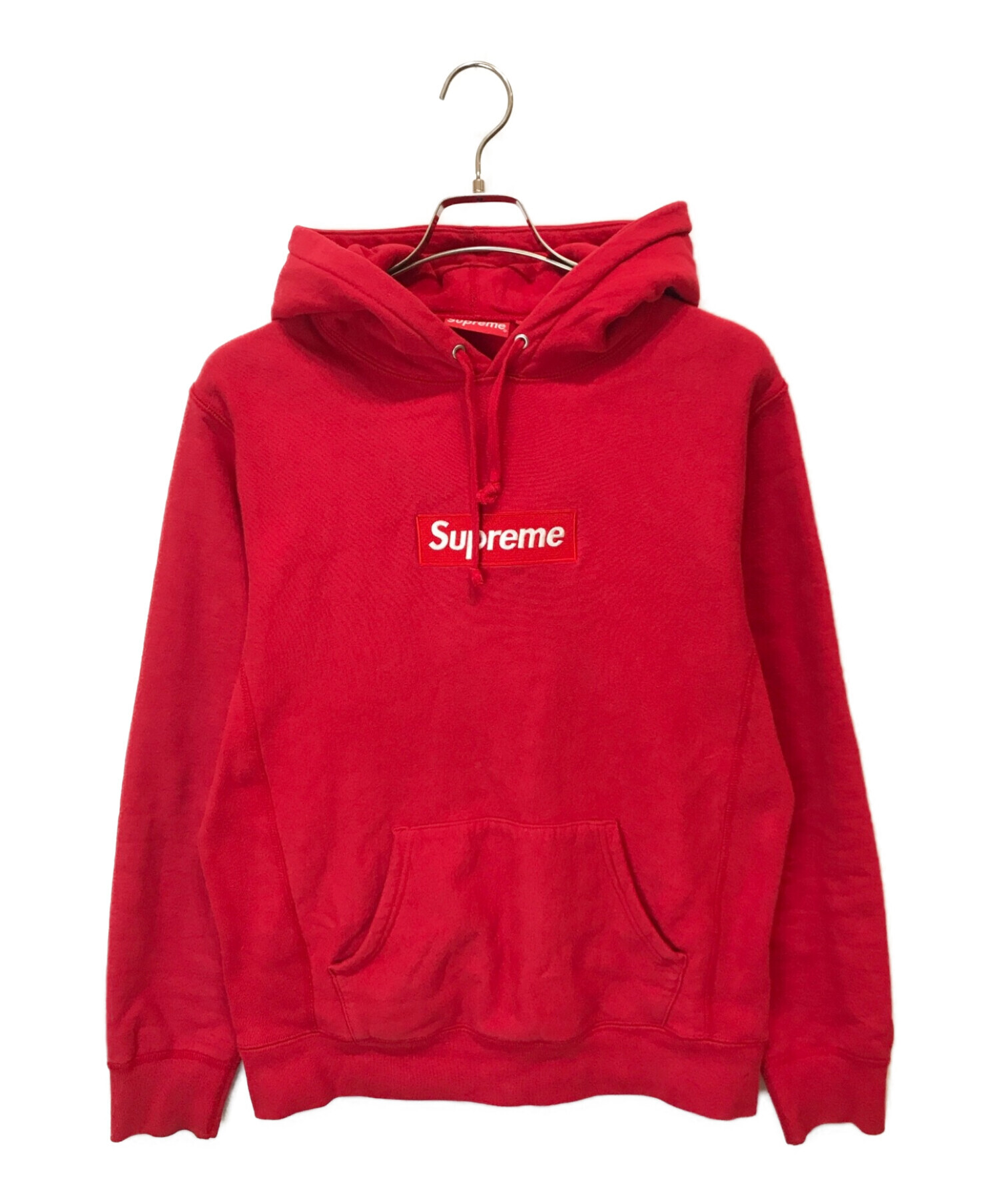 m supreme box logo sweatshirt red