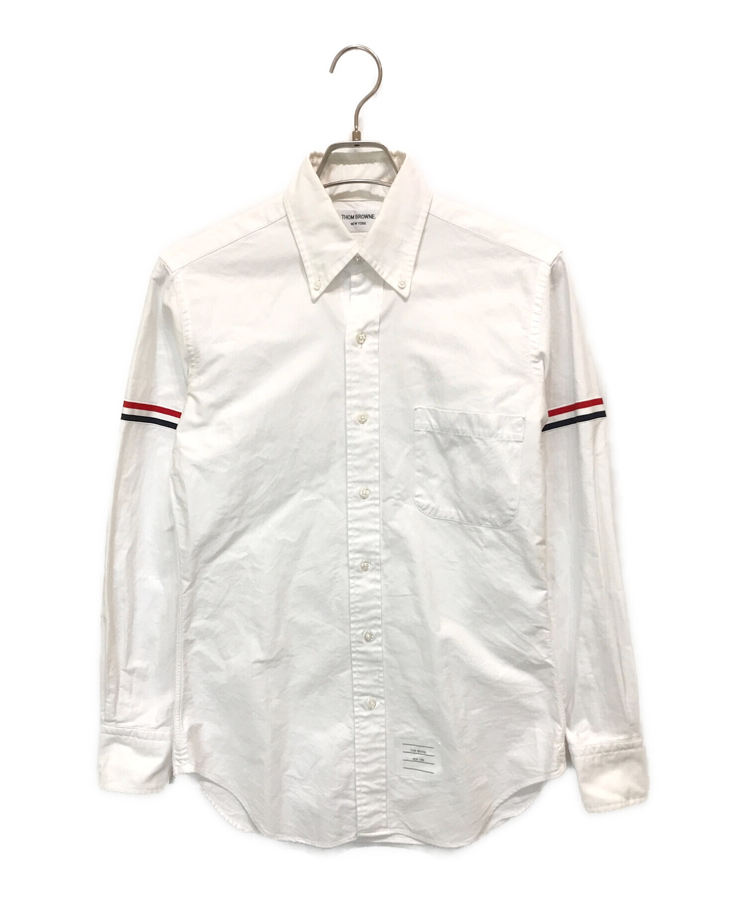 Thom Browne (トムブラウン) トリコロールシャツ ホワイト サイズ:1