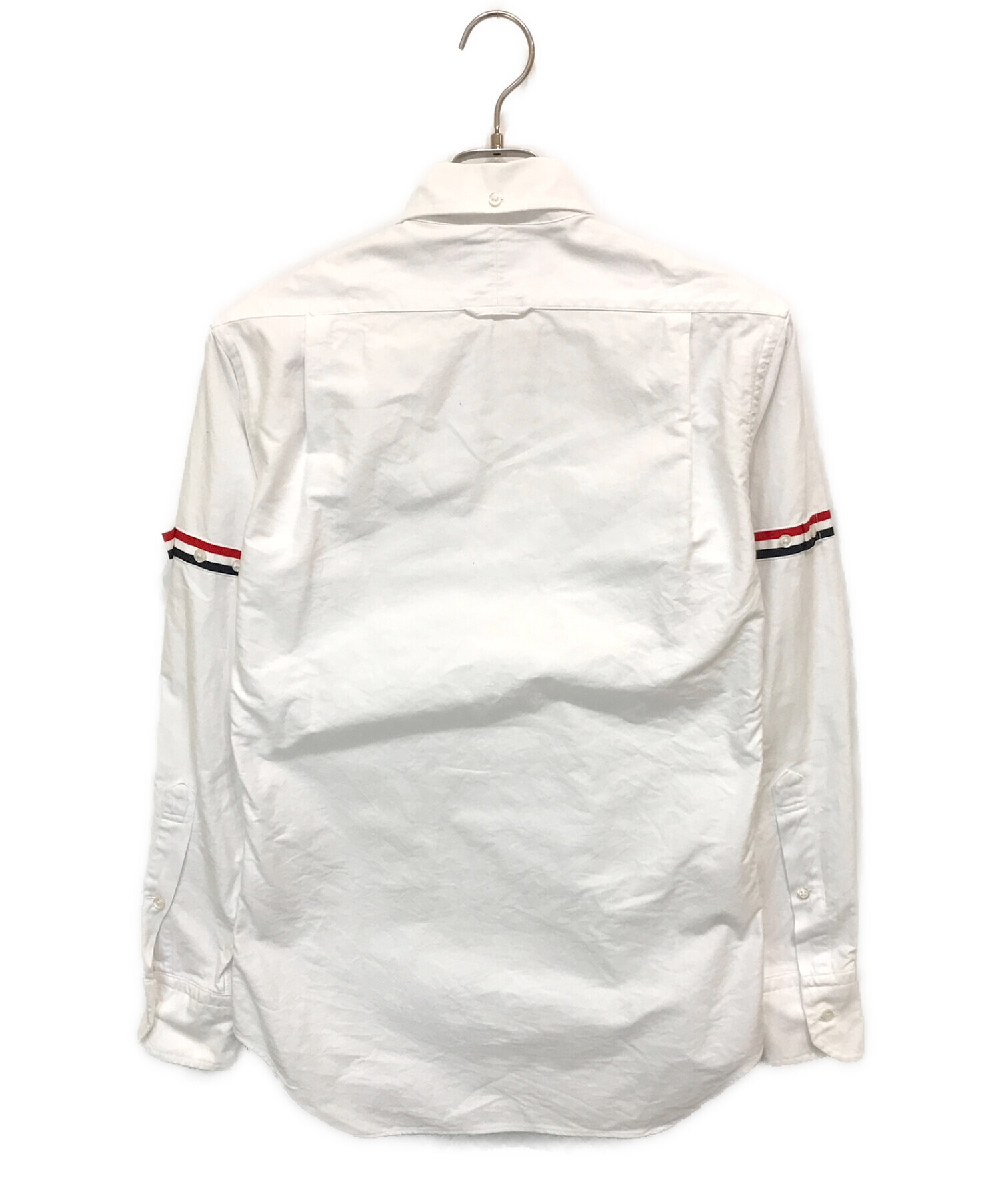 Thom Browne (トムブラウン) トリコロールシャツ ホワイト サイズ:1
