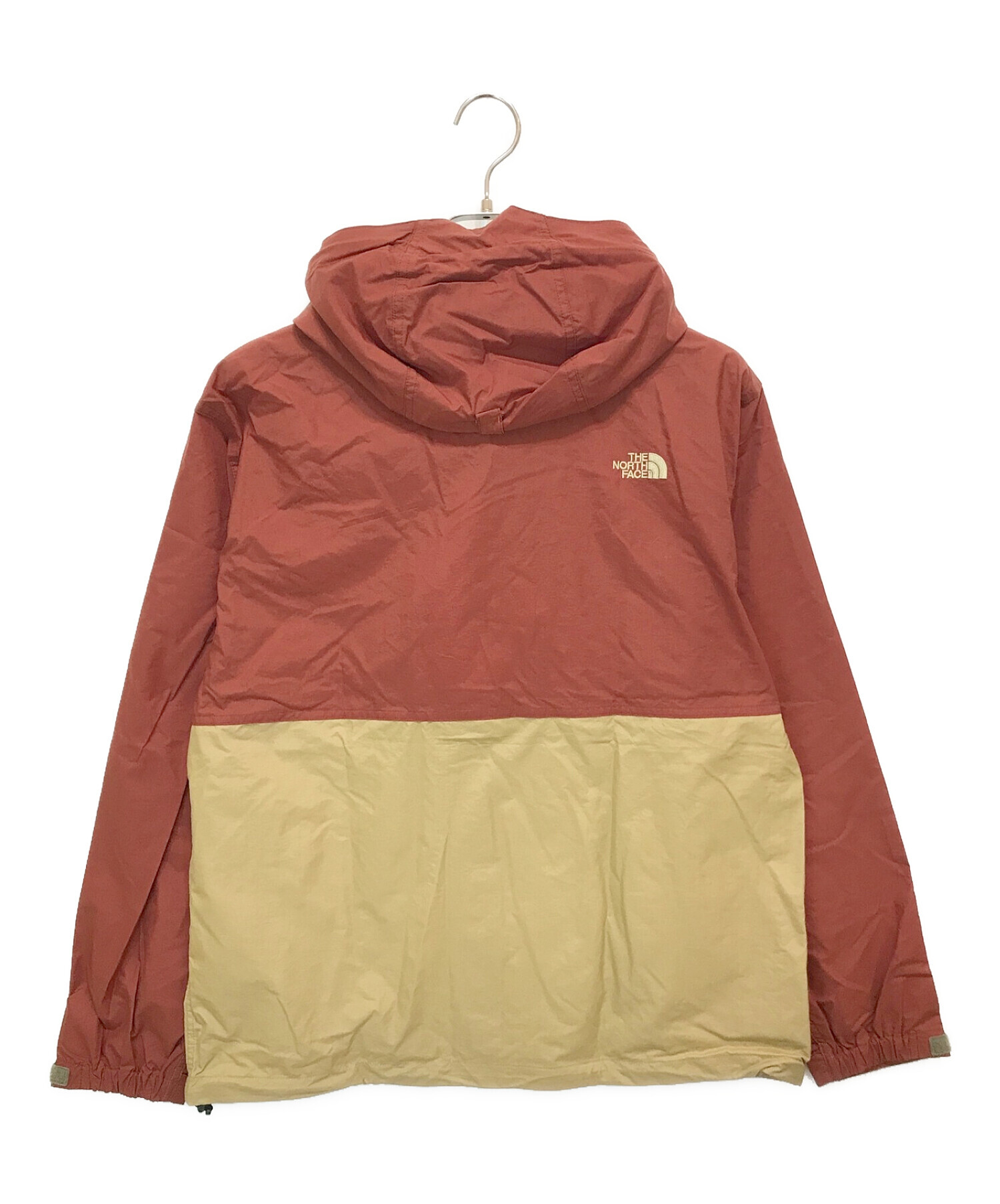 THE NORTH FACE (ザ ノース フェイス) コンパクトジャケット ブラウン×カーキ サイズ:XL