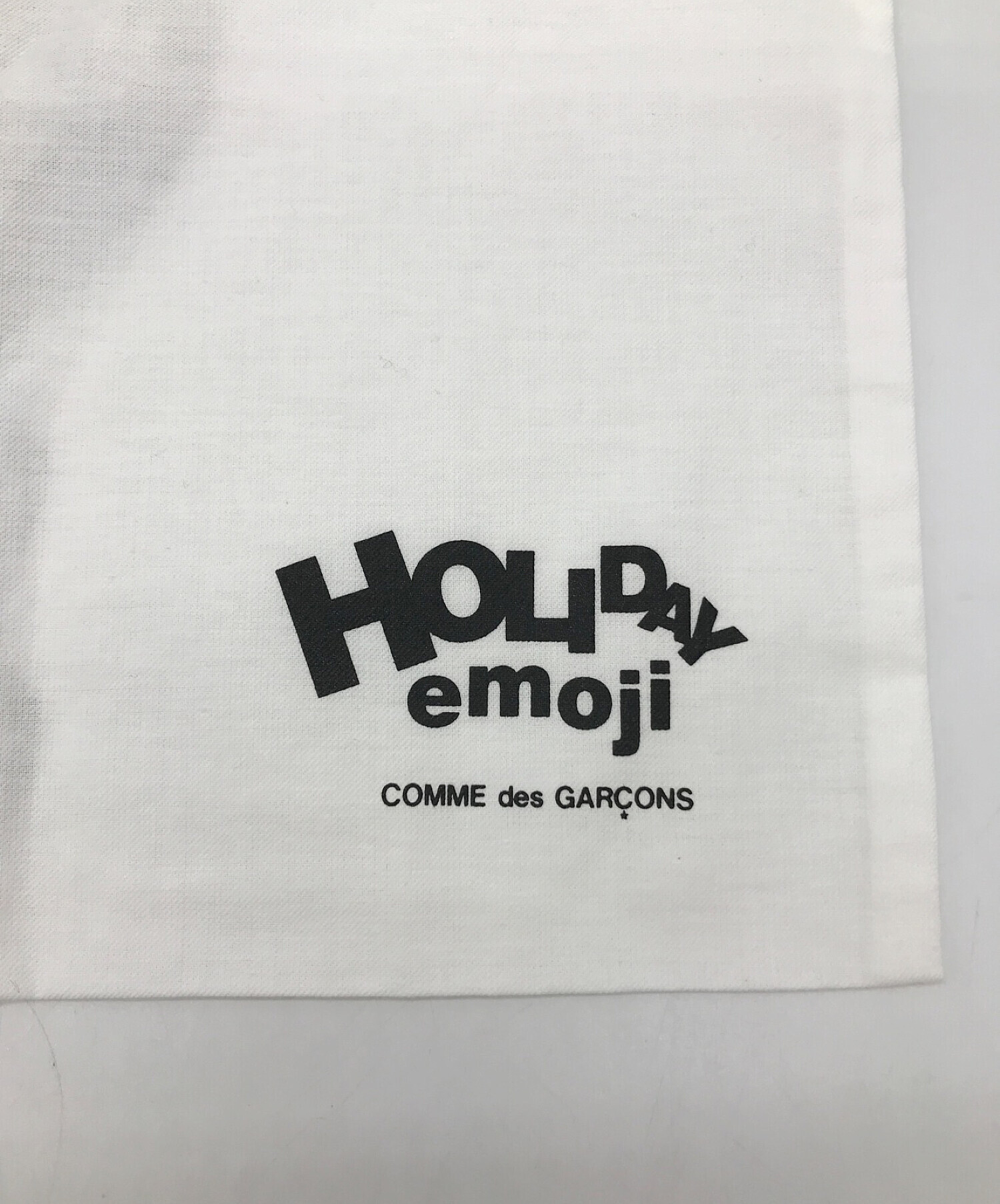 PLAY COMME des GARCONS (プレイ コムデギャルソン) HOLIDAY emoji トートバッグ ホワイト サイズ:-