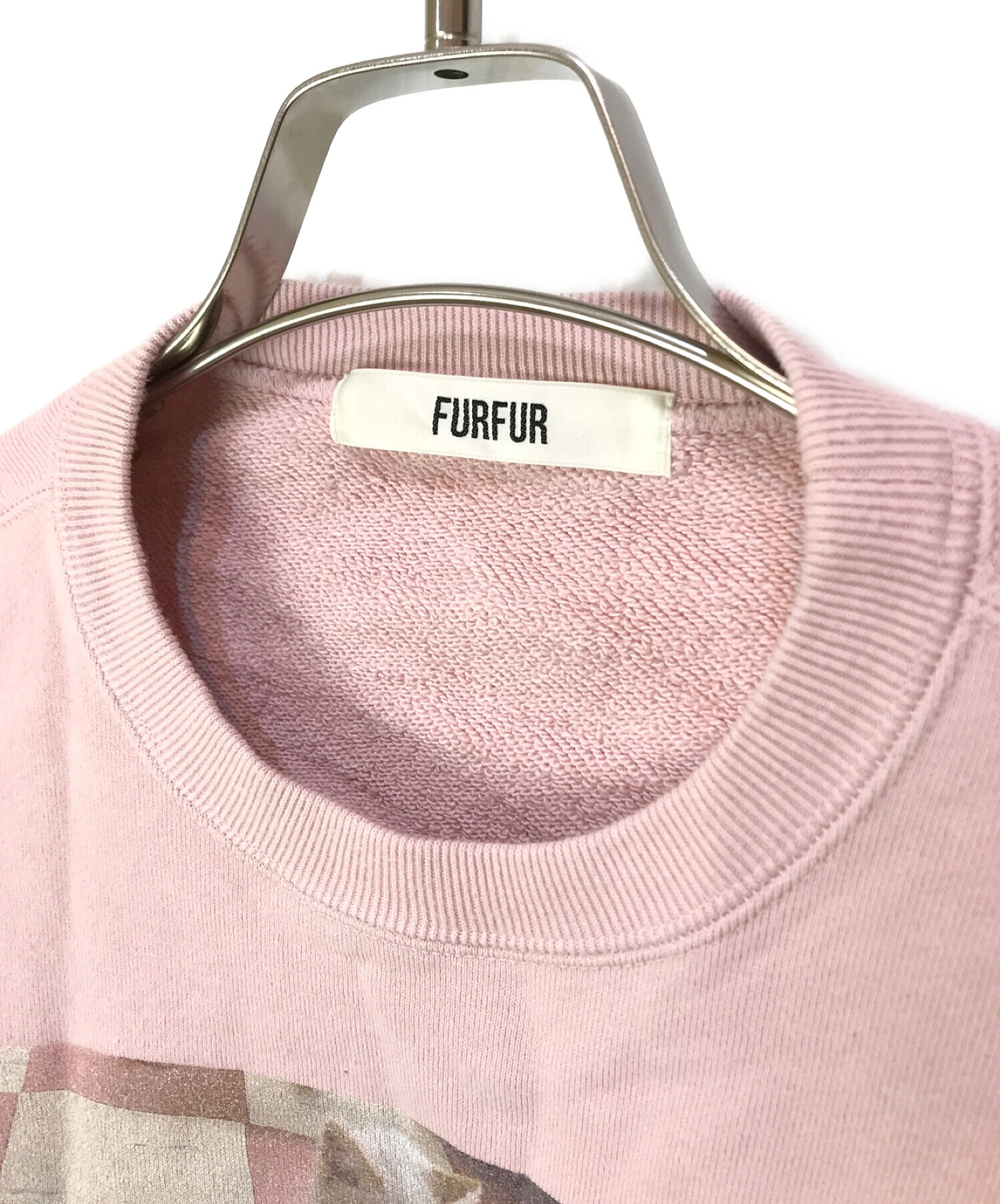 furfur (ファーファー) キャットフォトスウェット ピンク サイズ:F