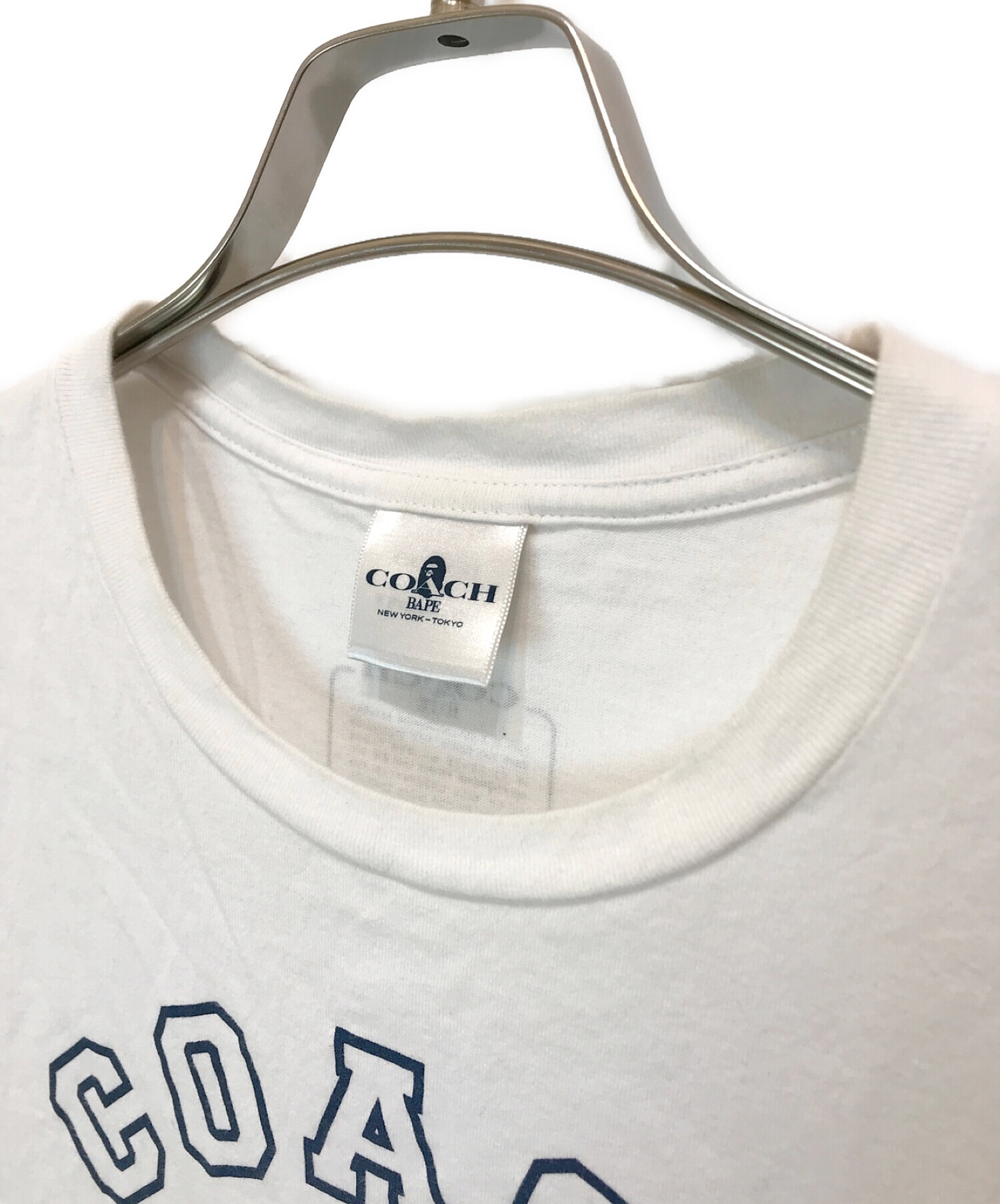 約450㎝★新品★BAPE(R)×COACH(エイプ×コーチ)グラフィック半袖Tシャツ