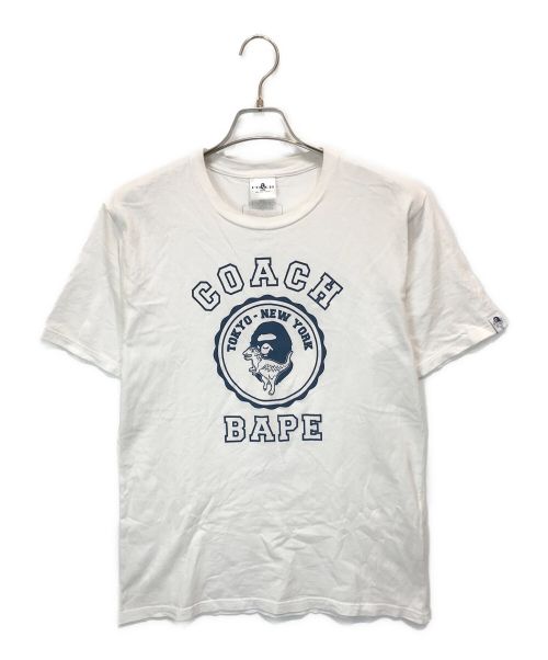 トップスBAPE × COACH コラボTシャツ Lサイズ