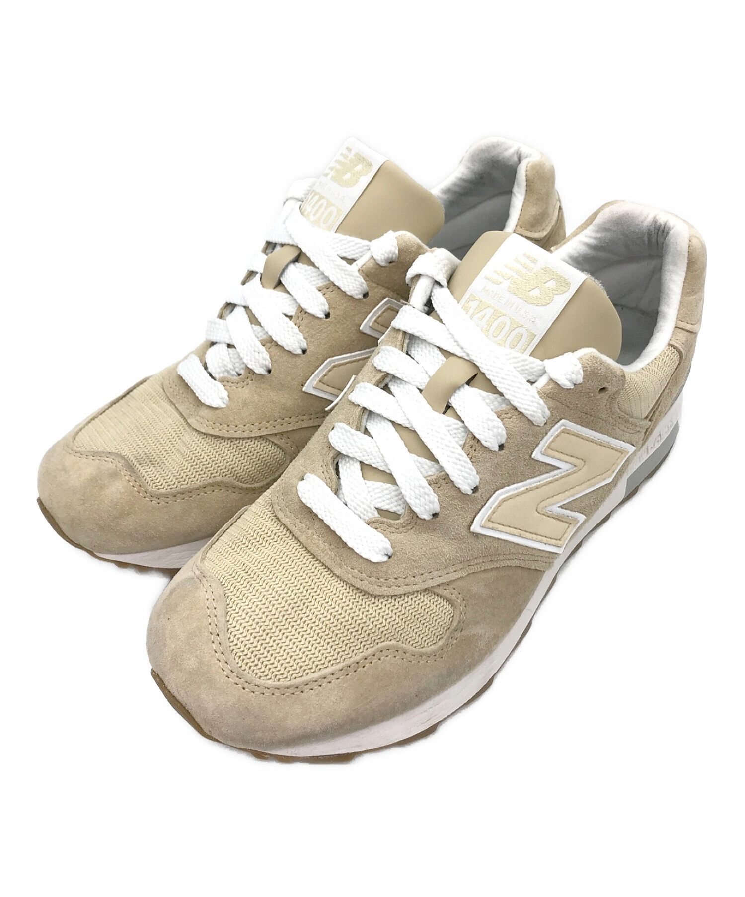 NEW BALANCE (ニューバランス) スニーカー ベージュ サイズ:26.5