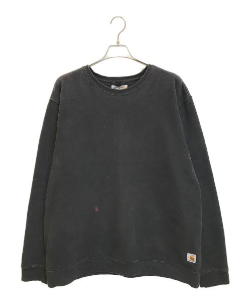 中古・古着通販】CarHartt (カーハート) ロゴスウェット ブラック