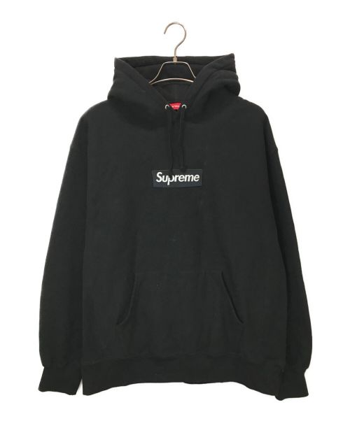 21AW supreme box logo hooded black XL