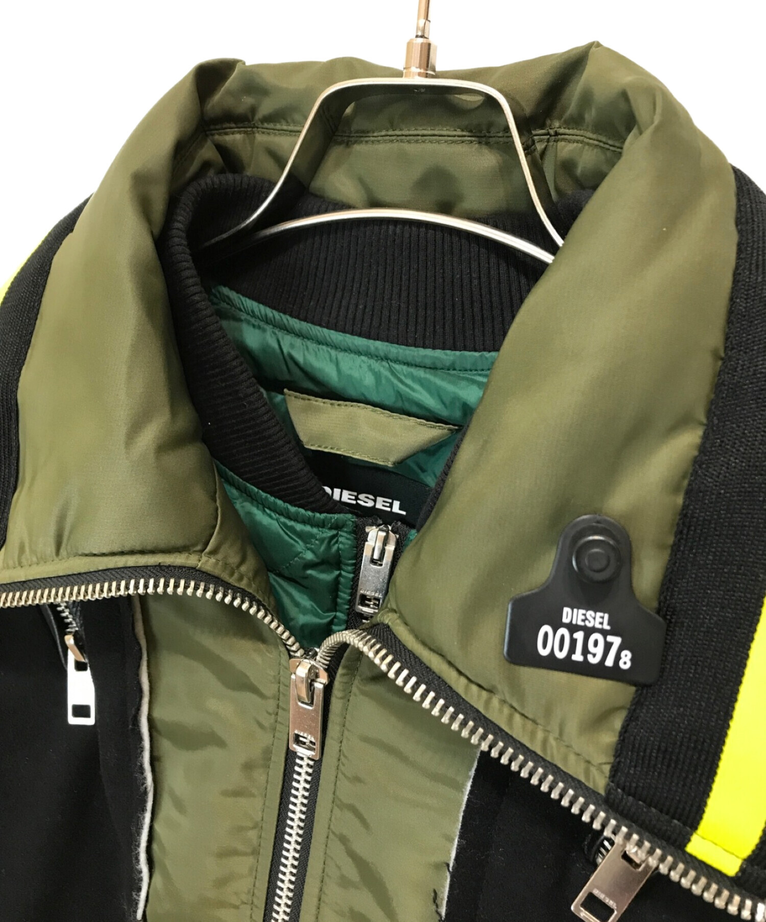 中古・古着通販】DIESEL (ディーゼル) 二重ボンバージャケット