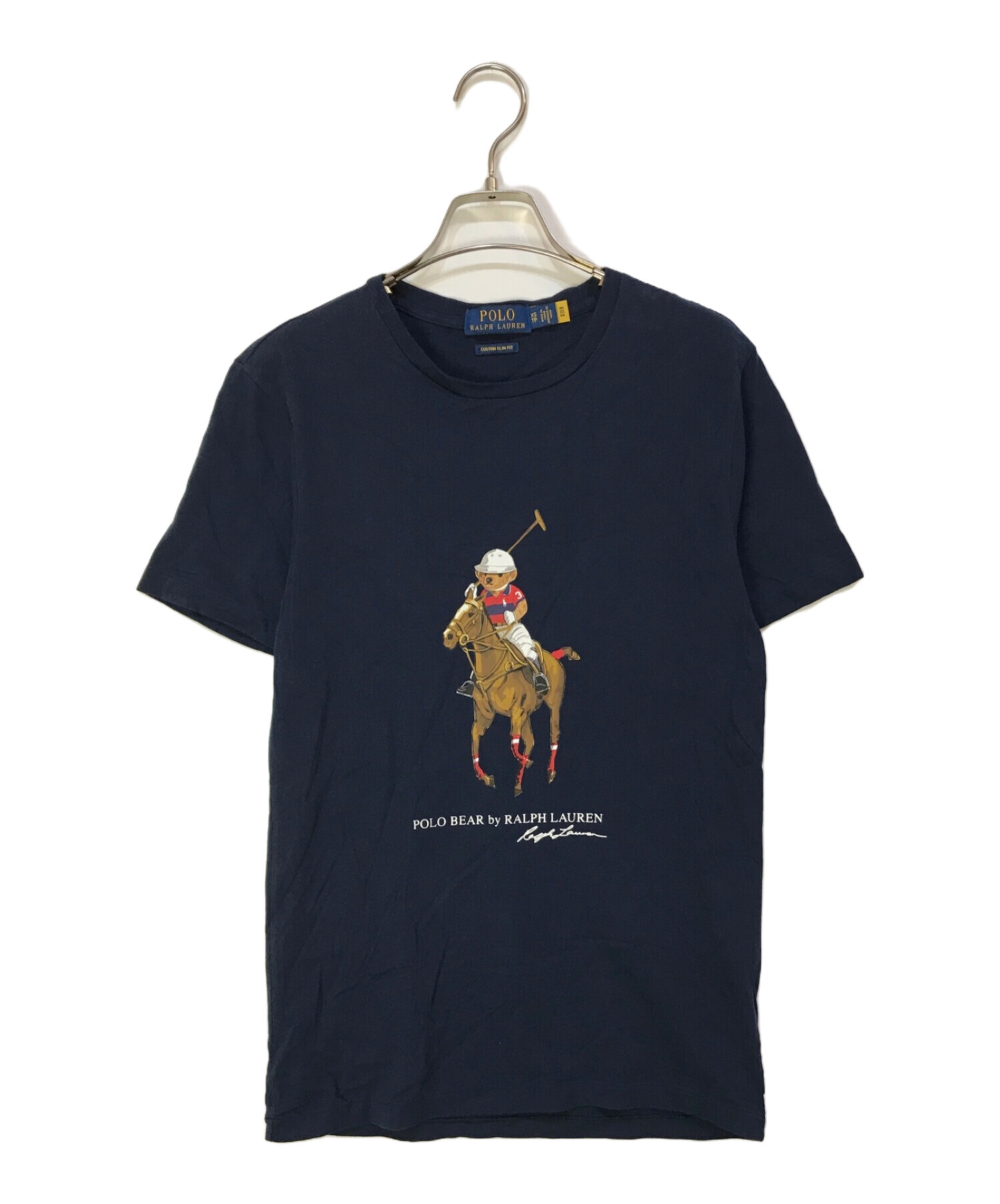 POLO RALPH LAUREN (ポロ・ラルフローレン) ポロベア乗馬tシャツ ネイビー サイズ:XS