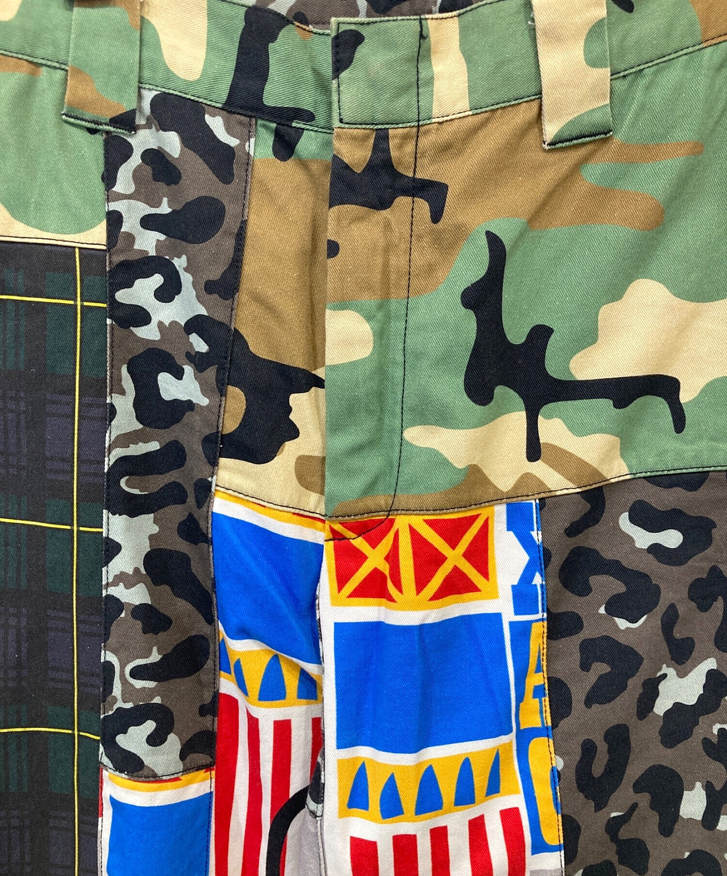 X-LARGE (エクストララージ) PATCHWORK PANTS マルチカラー サイズ:32