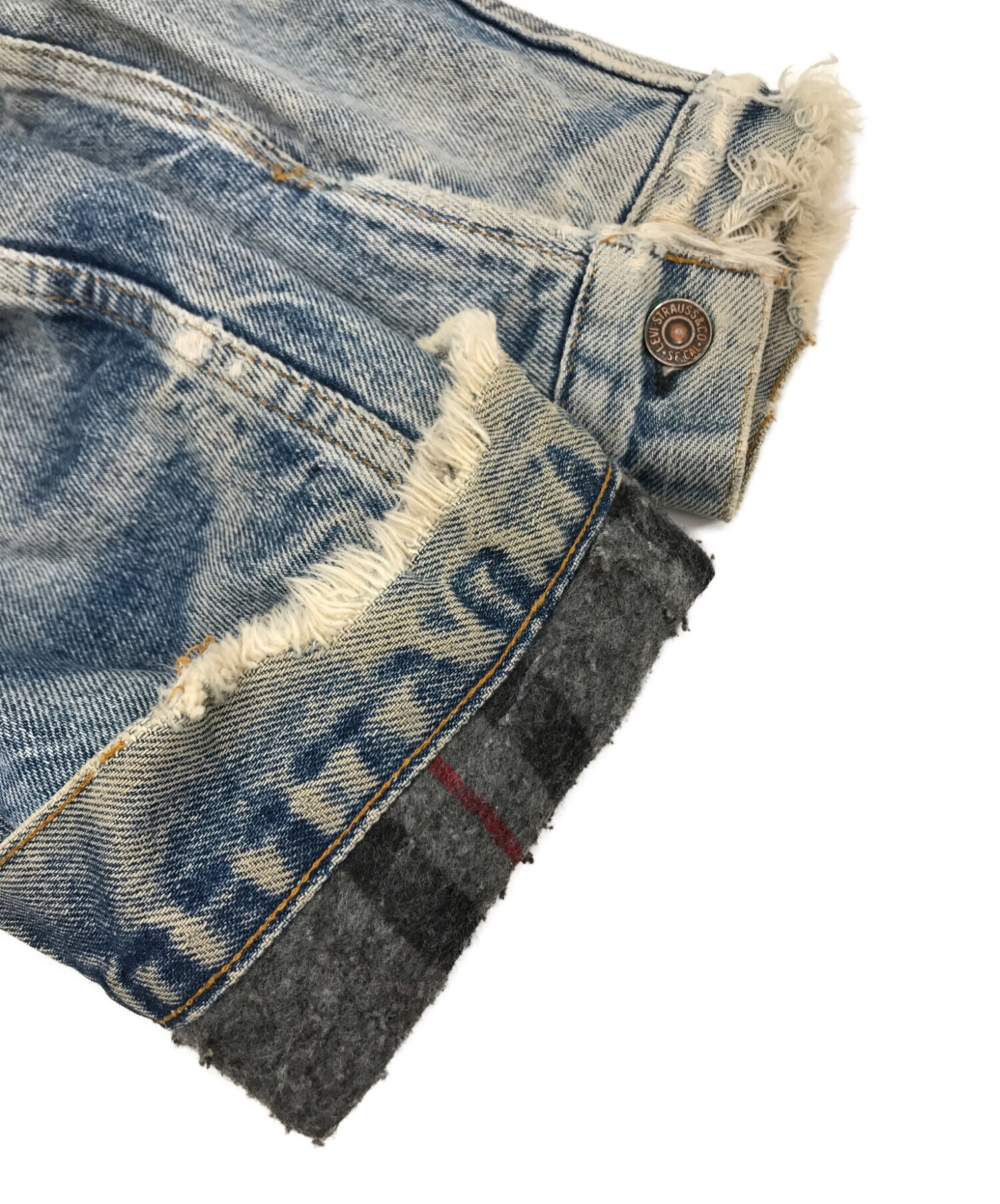 中古・古着通販】LEVI'S (リーバイス) ブランケット付きデニム