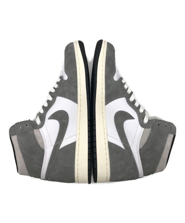 NIKE (ナイキ) AIR JORDAN 1 RETRO HIGH OG BLACK/FIRE RED-LIGHT SMOKE GREY-SAIL  サイズ:275