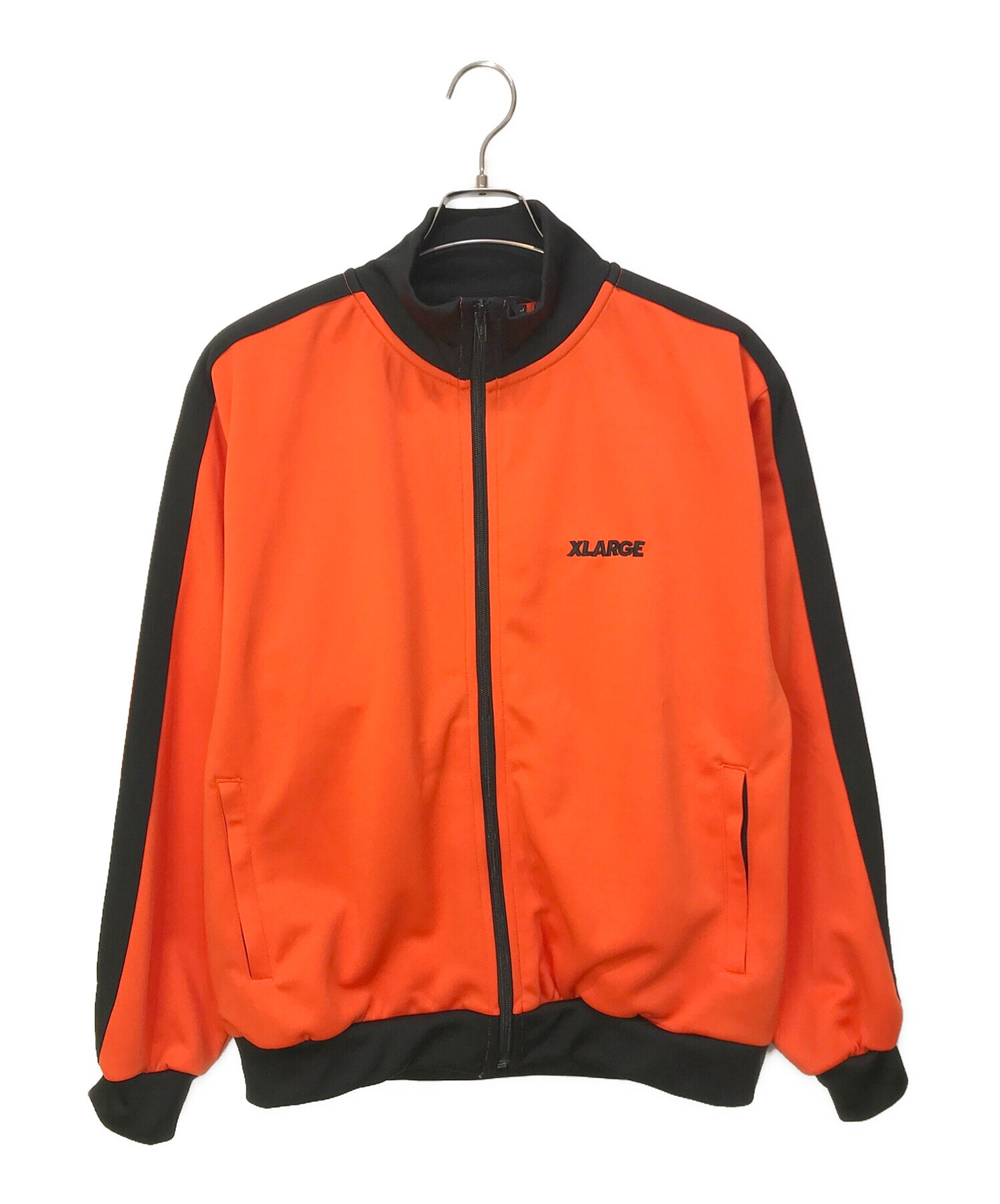 X-LARGE (エクストララージ) OG TRACK JACKET オレンジ×ブラック サイズ:L