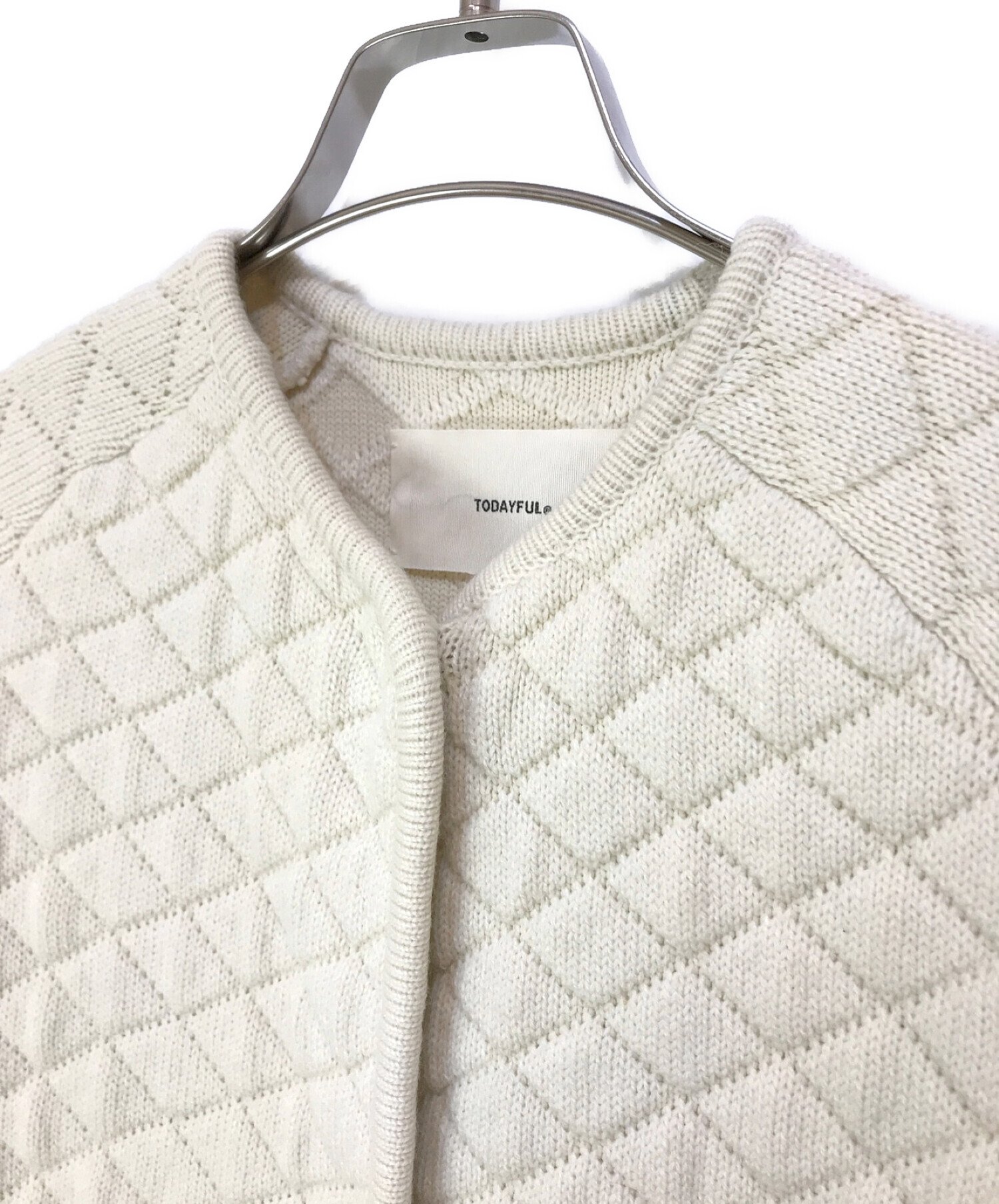 TODAYFUL (トゥデイフル) Quilting Knit Coat アイボリー サイズ:38