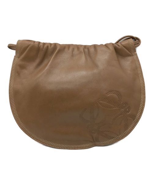 【中古・古着通販】LOEWE (ロエベ) 巾着ナッパレザーショルダー