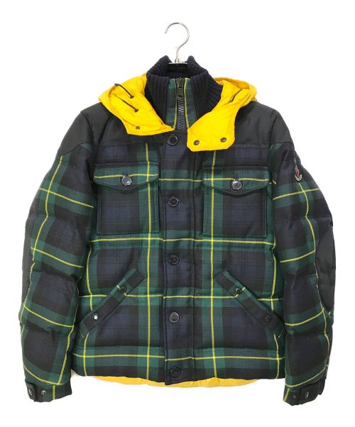 【中古・古着通販】MONCLER (モンクレール) DEFENSE ダウンジャケット ネイビー×イエロー サイズ:1｜ブランド・古着通販  トレファク公式【TREFAC FASHION】スマホサイト