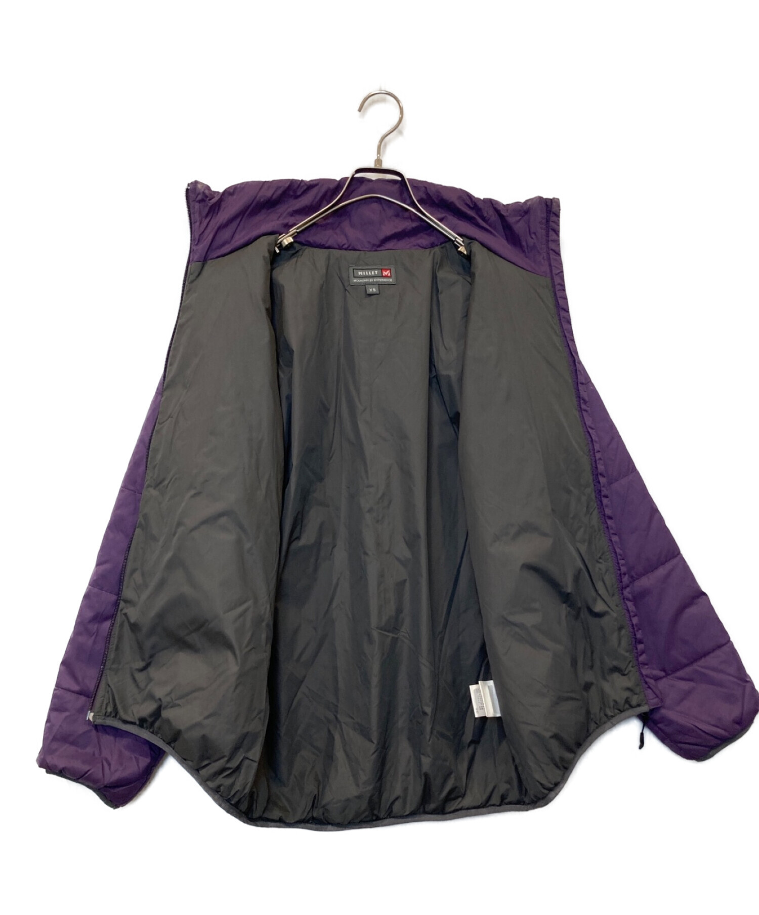 セール新作MILLET ミレー　ダウンジャケット 紫　Mサイズ　メンズジャケット Mサイズ