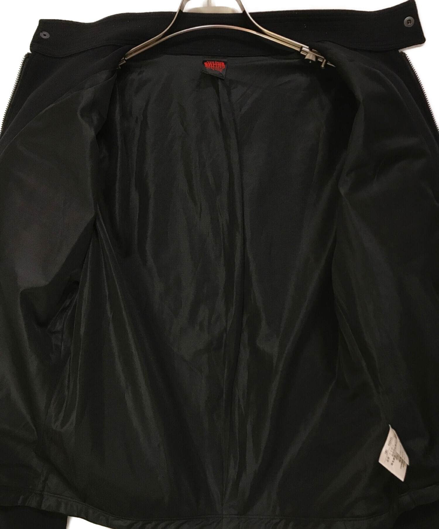 Jean Paul GAULTIER (ジャンポールゴルチェ) ナイロンバイカージャケット ブラック サイズ:48