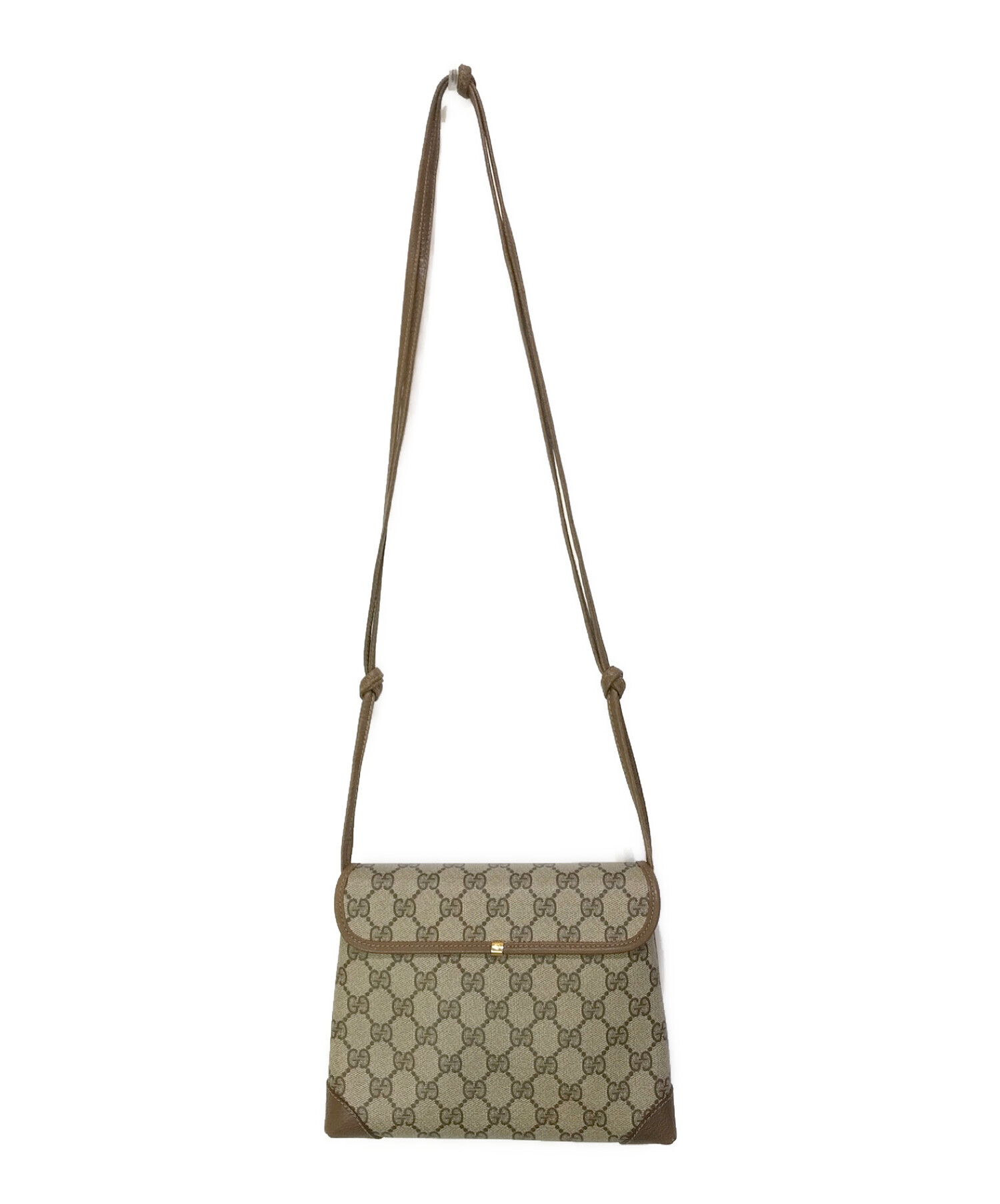 中古・古着通販】GUCCI (グッチ) ショルダーバッグ ブラウン サイズ