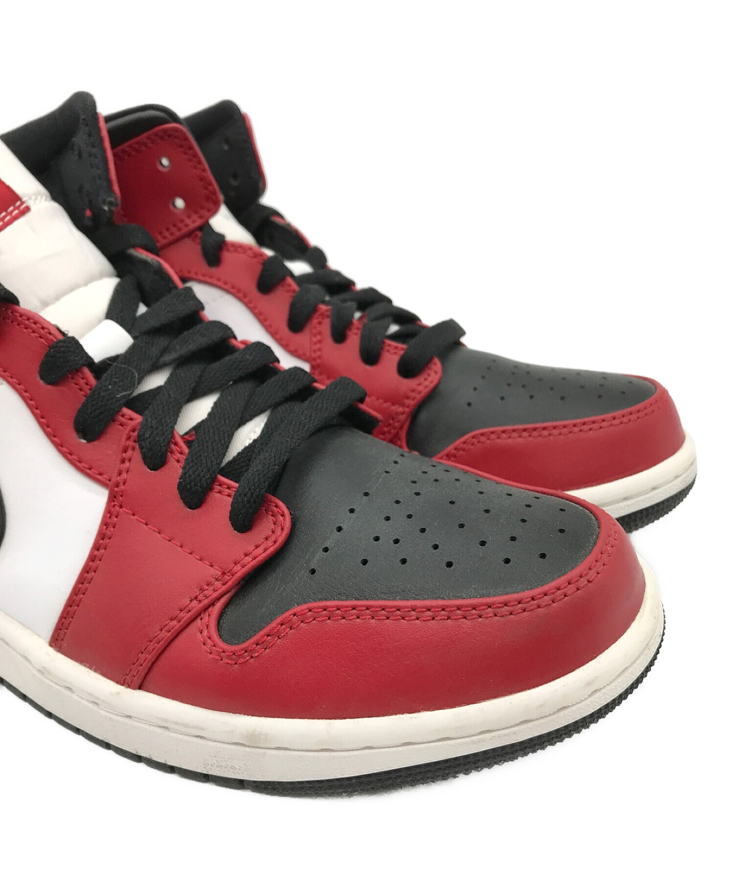 中古・古着通販】NIKE (ナイキ) AIR JORDAN 1 MID CHICAGO BLACK TOE ...